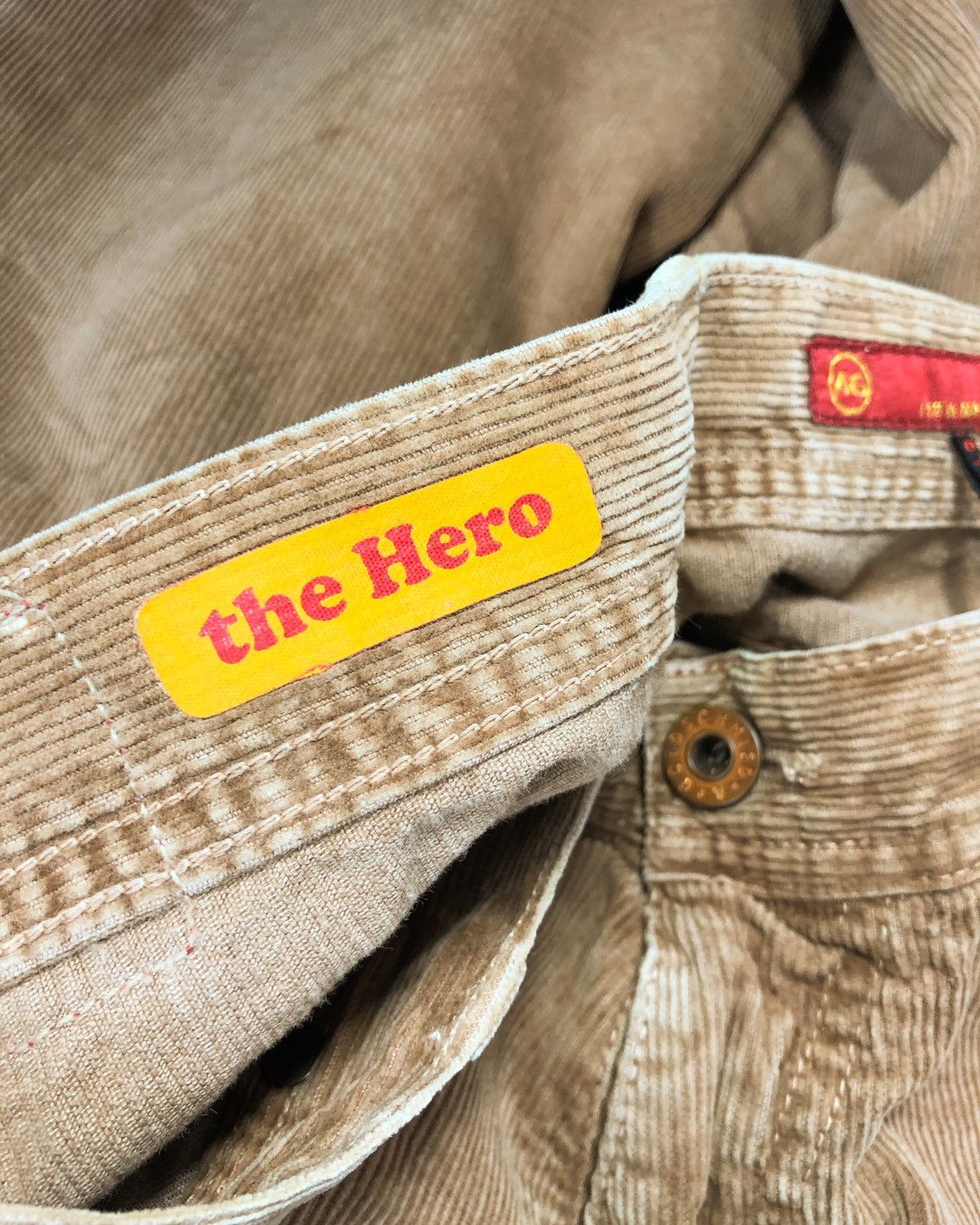 AG Adriano Goldschmied AG Adriano Goldschmied The Hero Corduroy Jeans Made in USA Size US 32 / EU 48 - 12 Thumbnail