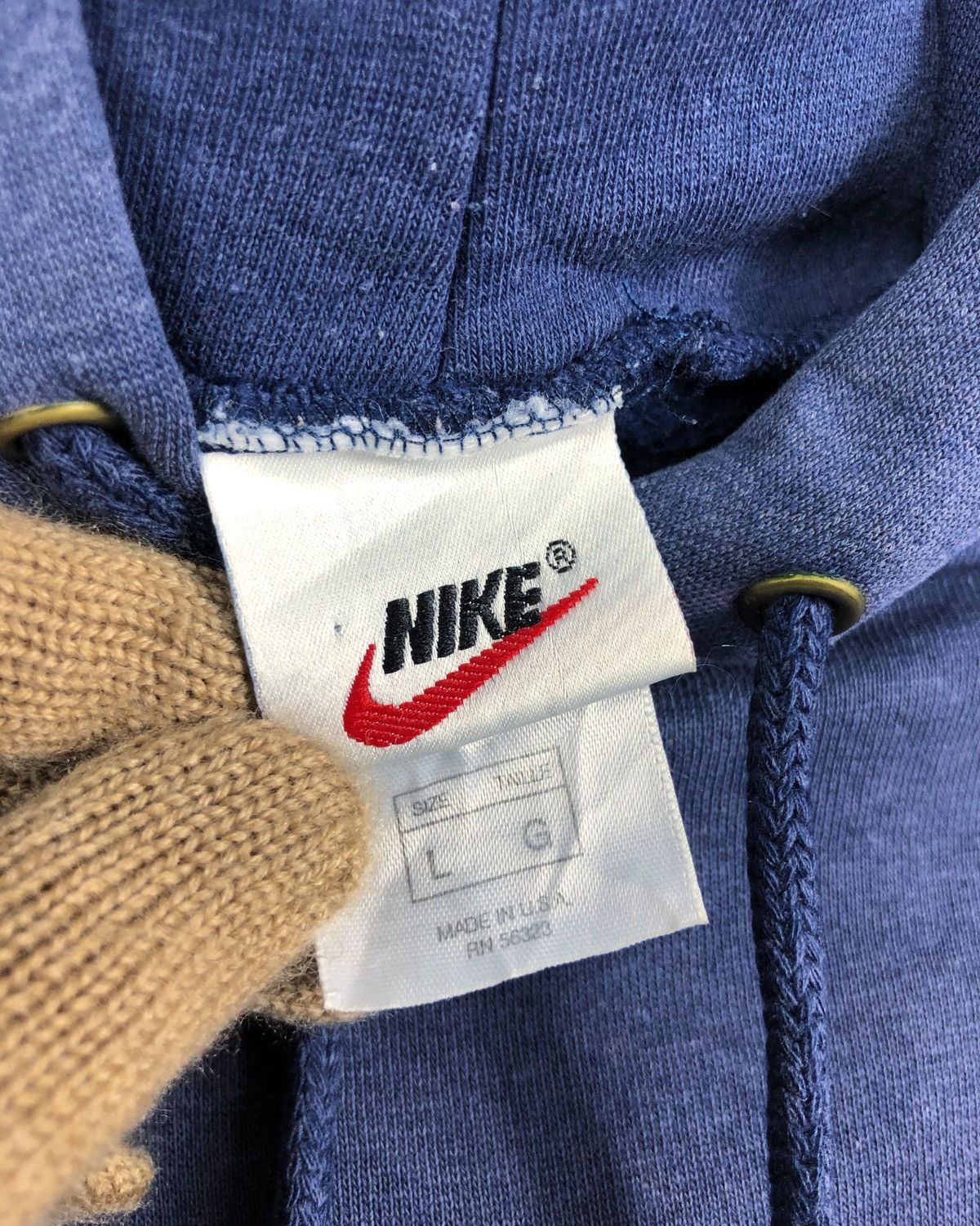 Nike × Vintage Rare Vintage 90s Nike Hoodies Made in USA Size US L / EU 52-54 / 3 - 8 Thumbnail