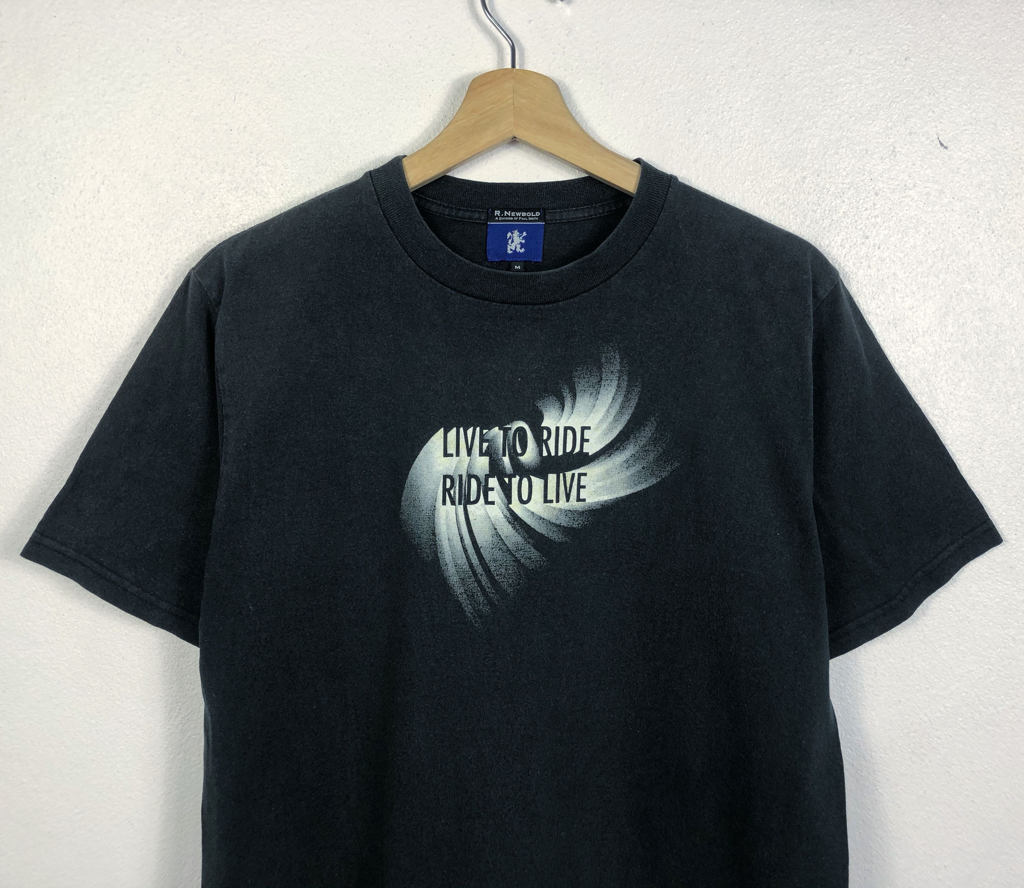 R.Newbold R.Newbold X Paul Smith Live to Ride / Ride To Live Tee Size US M / EU 48-50 / 2 - 2 Thumbnail
