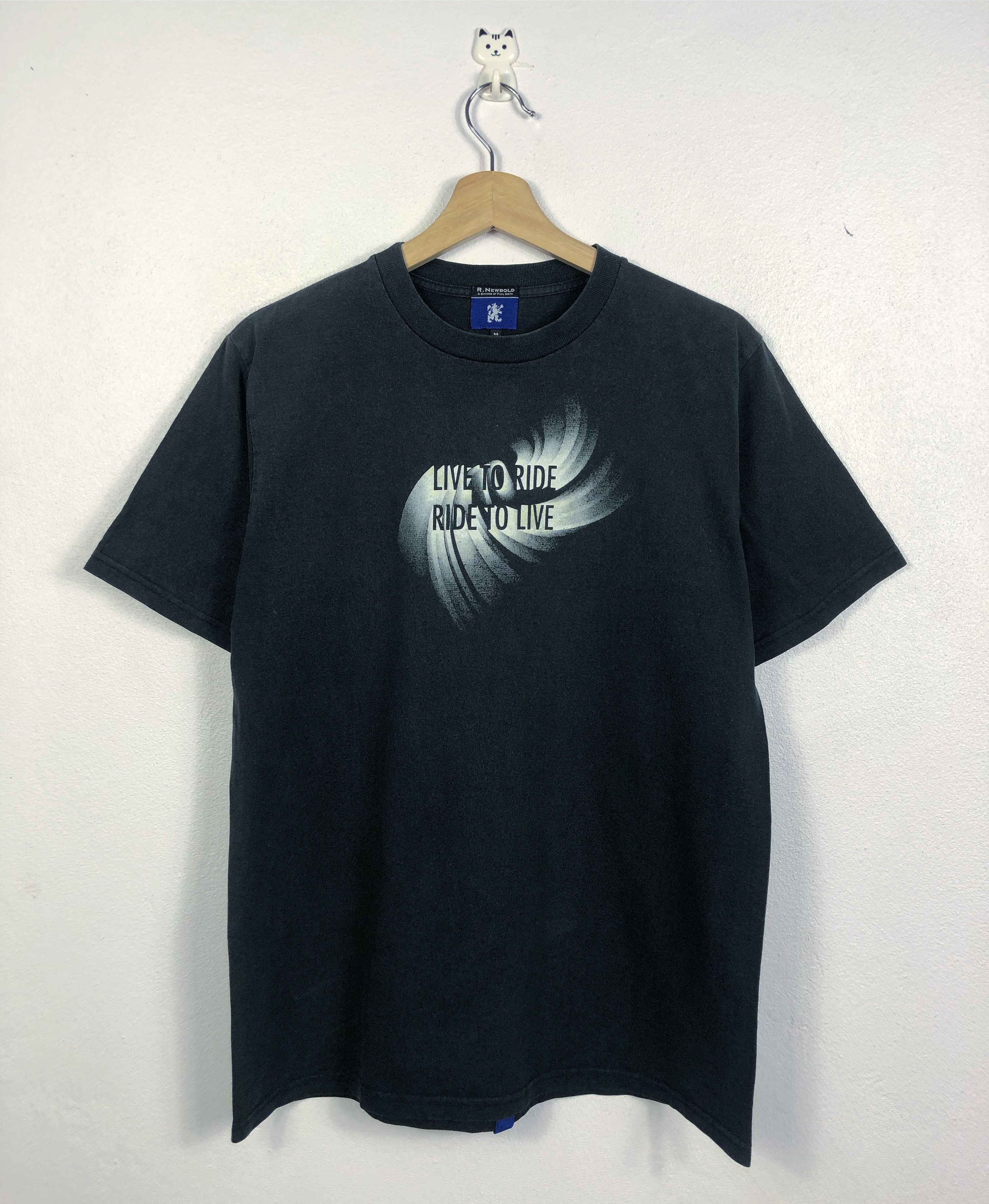 R.Newbold R.Newbold X Paul Smith Live to Ride / Ride To Live Tee Size US M / EU 48-50 / 2 - 1 Thumbnail
