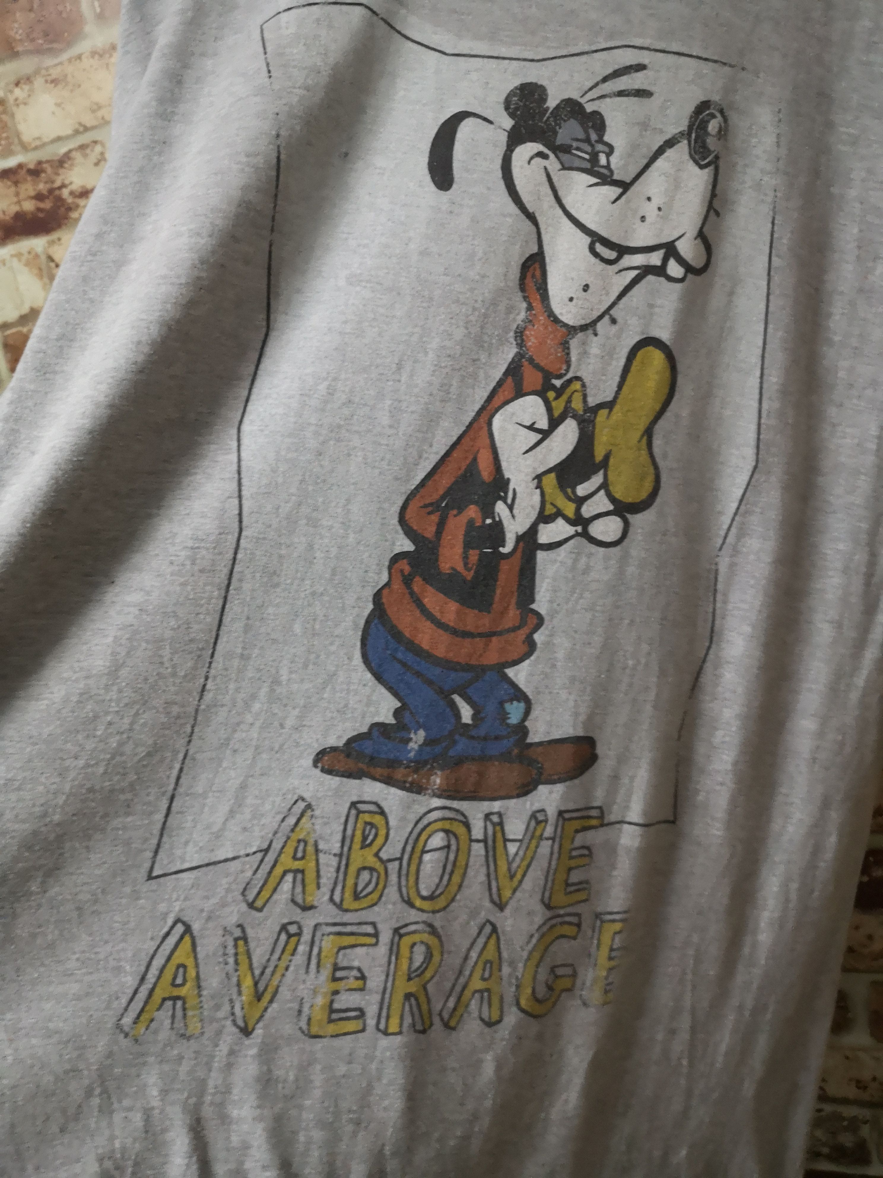 Anime × Cartoon Network × Disney "ABOVE AVERAGE" Goffy by Disneyland Size US XXL / EU 58 / 5 - 2 Thumbnail