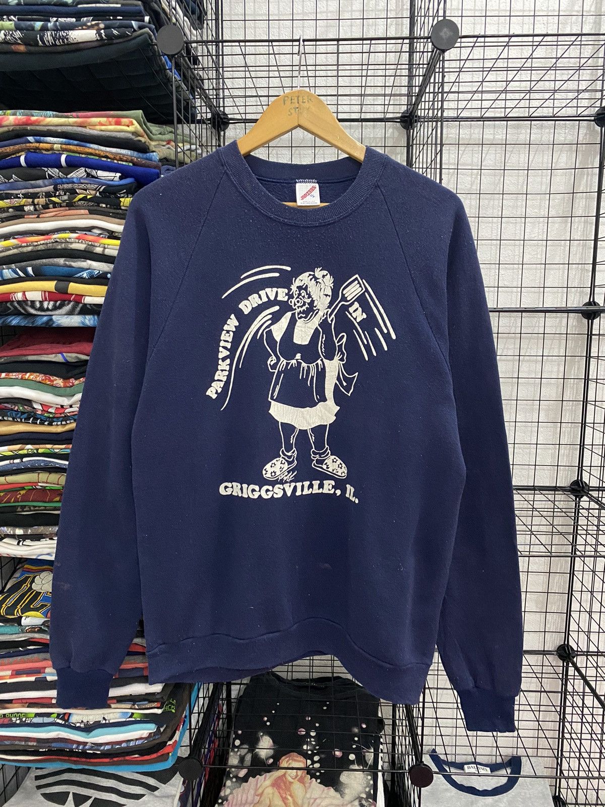 🔥VINTAGE PARKVIEW DRIVE IN GRIGGS VILLE 2 SWEATSHIRT