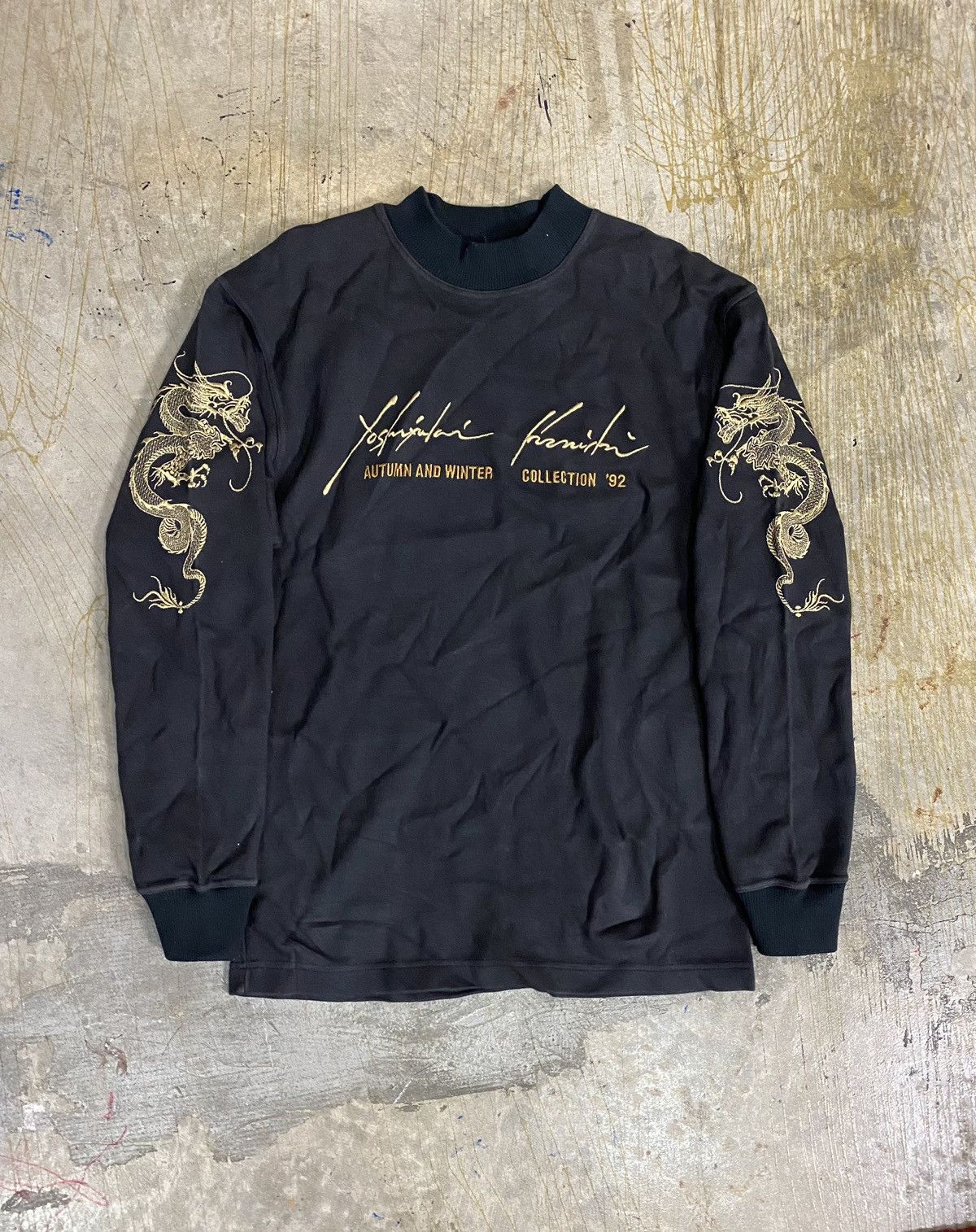 Yasuyuki Ishii × Yoshiyuki Konishi AW92 FICCE YOSHIYUKI KONISHI dragon embroidered sweatshirt Size US M / EU 48-50 / 2 - 2 Thumbnail