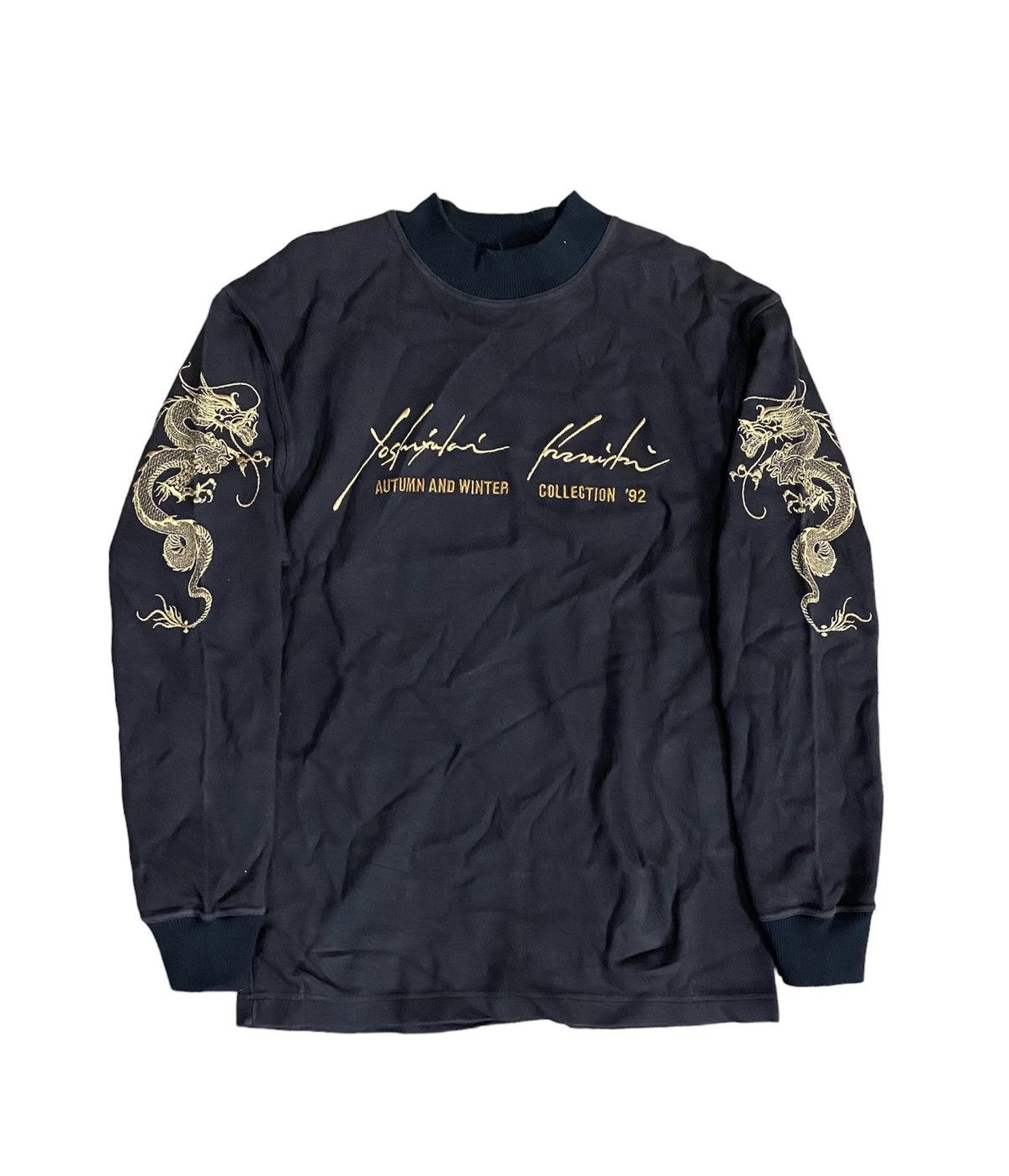Yasuyuki Ishii × Yoshiyuki Konishi AW92 FICCE YOSHIYUKI KONISHI dragon embroidered sweatshirt Size US M / EU 48-50 / 2 - 1 Thumbnail