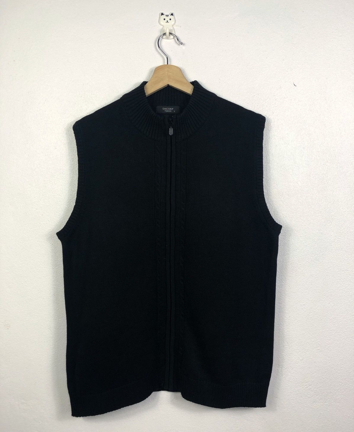 Y's × Yohji Yamamoto Yohji Yamamoto Y’saccs Sacsny Knits Sleeveless Sweats Size US L / EU 52-54 / 3 - 1 Thumbnail