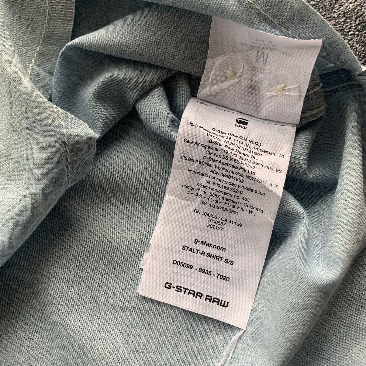 G-Star 🔥RARE🔥 G-Star Raw Blue camo shirt Size US M / EU 48-50 / 2 - 7 Thumbnail