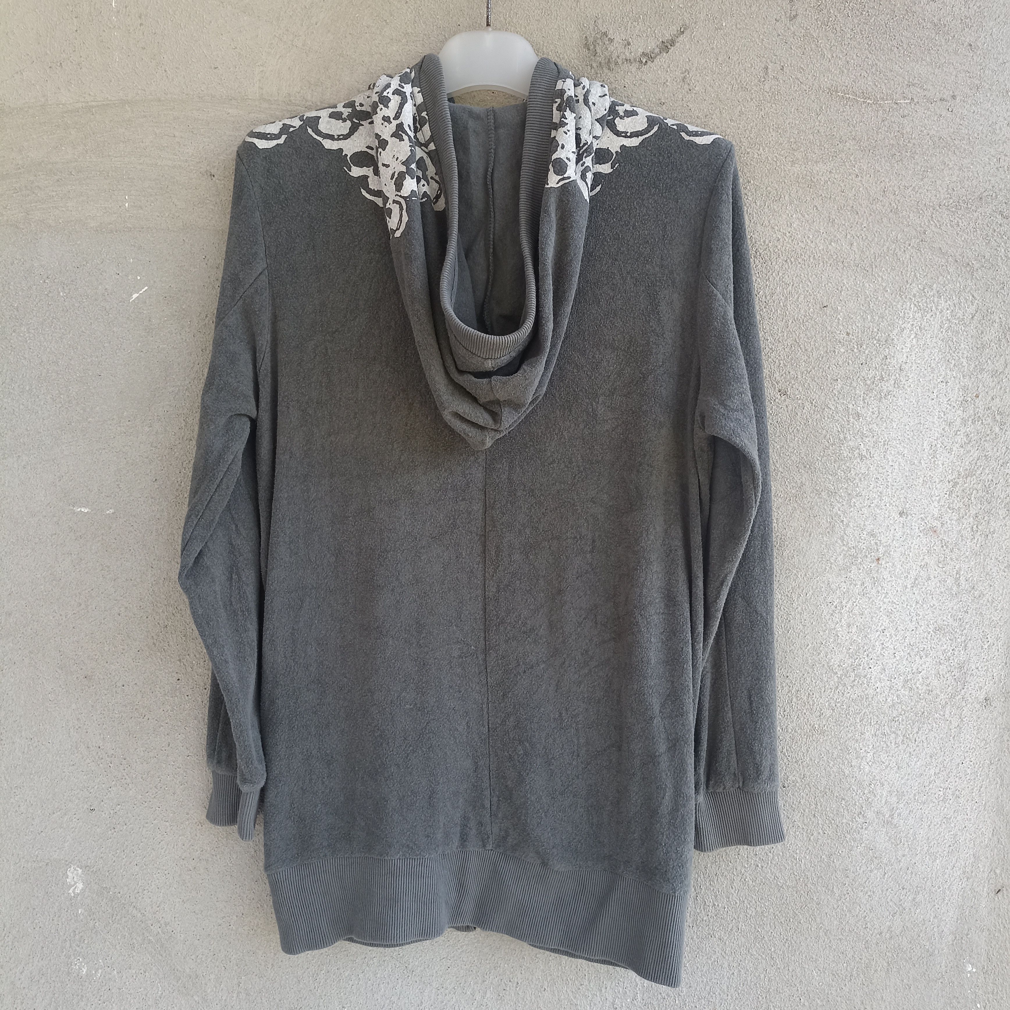 Japanese Brand Skull Gray Hoodie Size S / US 4 / IT 40 - 6 Thumbnail