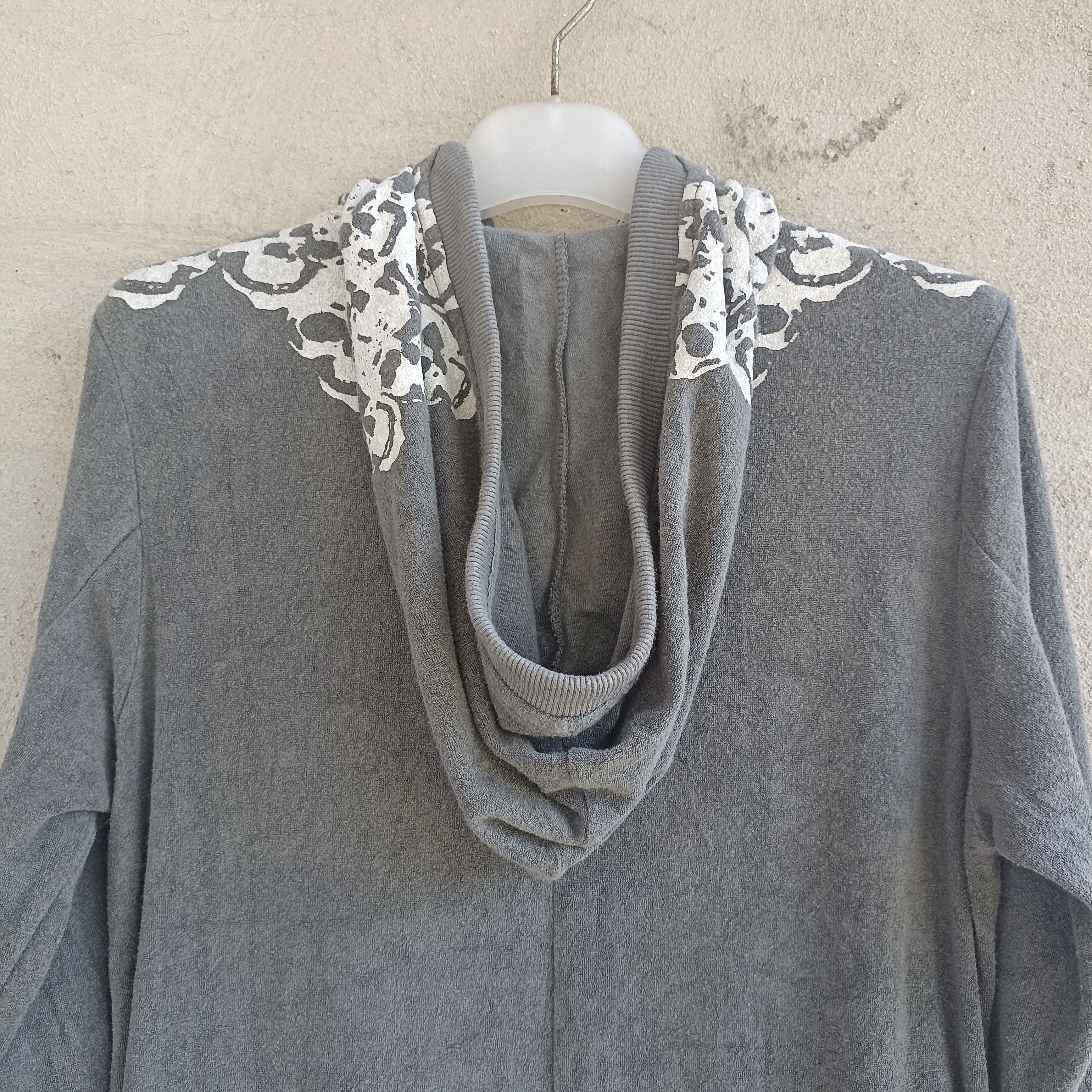 Japanese Brand Skull Gray Hoodie Size S / US 4 / IT 40 - 7 Thumbnail