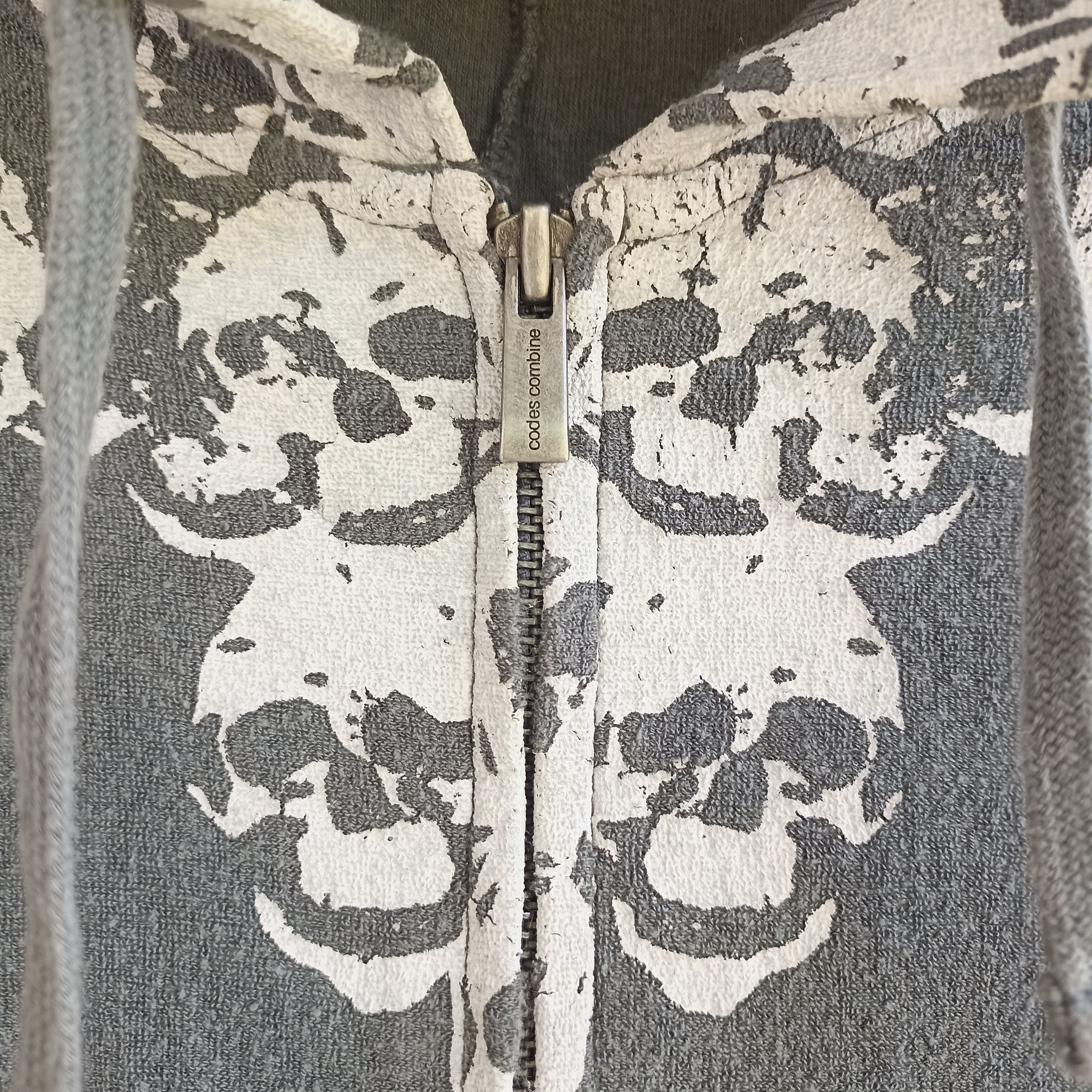 Japanese Brand Skull Gray Hoodie Size S / US 4 / IT 40 - 5 Thumbnail