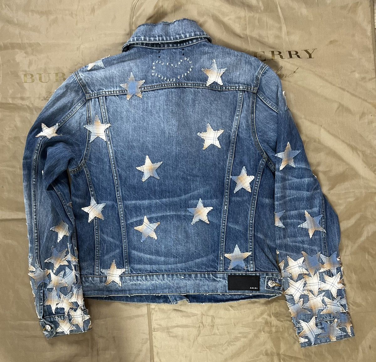 Amiri Amiri Chemist Denim Trucker Jacket size XL $2900 Size US XL / EU 56 / 4 - 6 Thumbnail