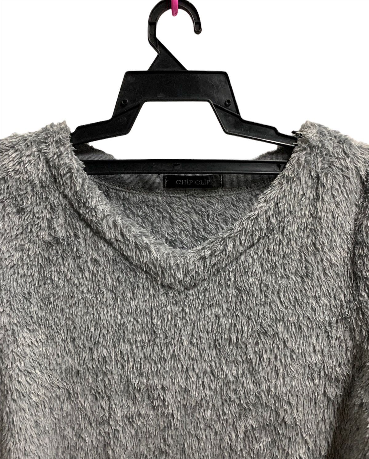 Japanese Brand × Vintage Mega Rare Chip Clip Faux Fur Women Long Sweatshirts Size M / US 6-8 / IT 42-44 - 4 Thumbnail