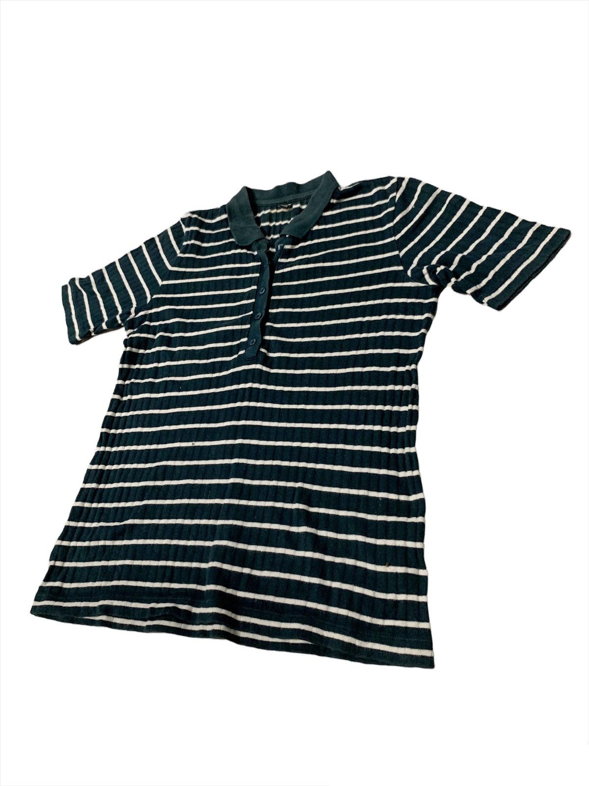 Japanese Brand × Other Uniqlo Striped Knitwear Collar Shirts Size US XS / EU 42 / 0 - 3 Thumbnail