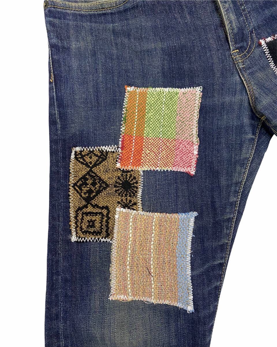 Japanese Brand × Uniqlo Japanese Brand Uniqlo Selvedge Patchwork Denim Jeans cw21 Size US 30 / EU 46 - 5 Thumbnail