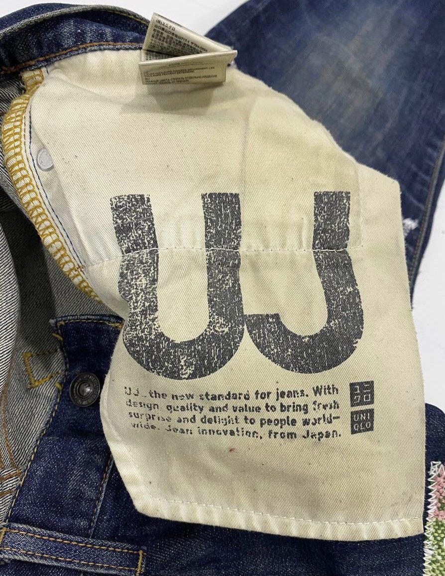 Japanese Brand × Uniqlo Japanese Brand Uniqlo Selvedge Patchwork Denim Jeans cw21 Size US 30 / EU 46 - 10 Thumbnail