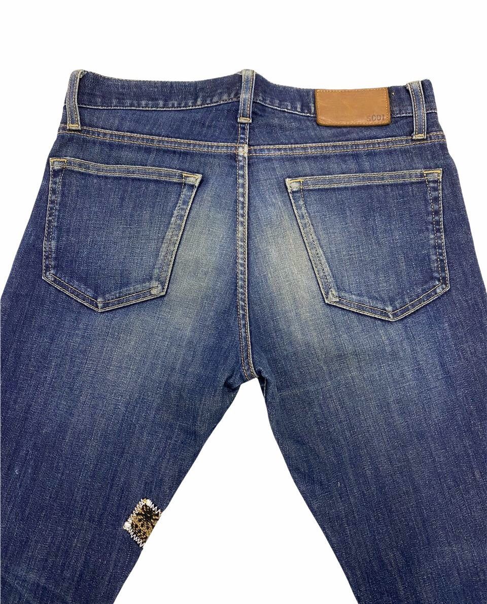 Japanese Brand × Uniqlo Japanese Brand Uniqlo Selvedge Patchwork Denim Jeans cw21 Size US 30 / EU 46 - 4 Thumbnail