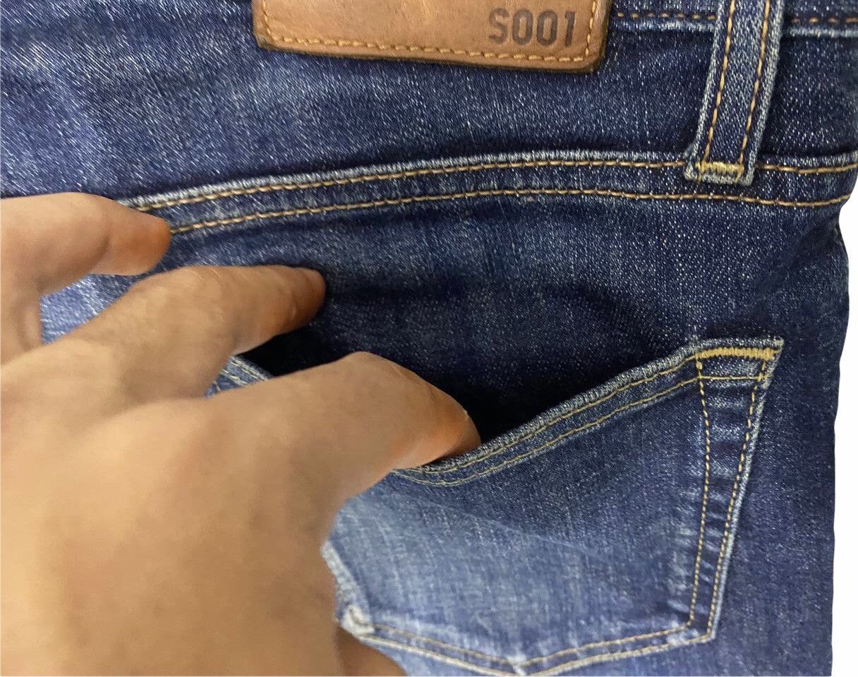 Japanese Brand × Uniqlo Japanese Brand Uniqlo Selvedge Patchwork Denim Jeans cw21 Size US 30 / EU 46 - 8 Thumbnail