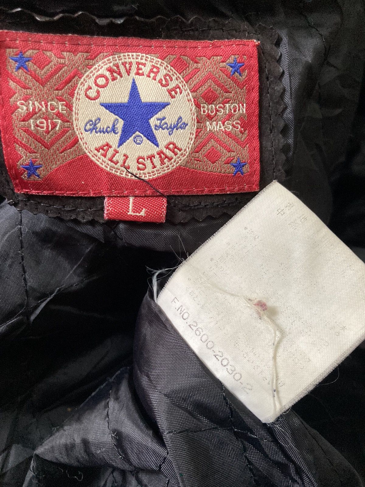 Converse VINTAGE CONVERSE ALL STAR VARSITY JACKET PIG SKIN Size US L / EU 52-54 / 3 - 8 Thumbnail