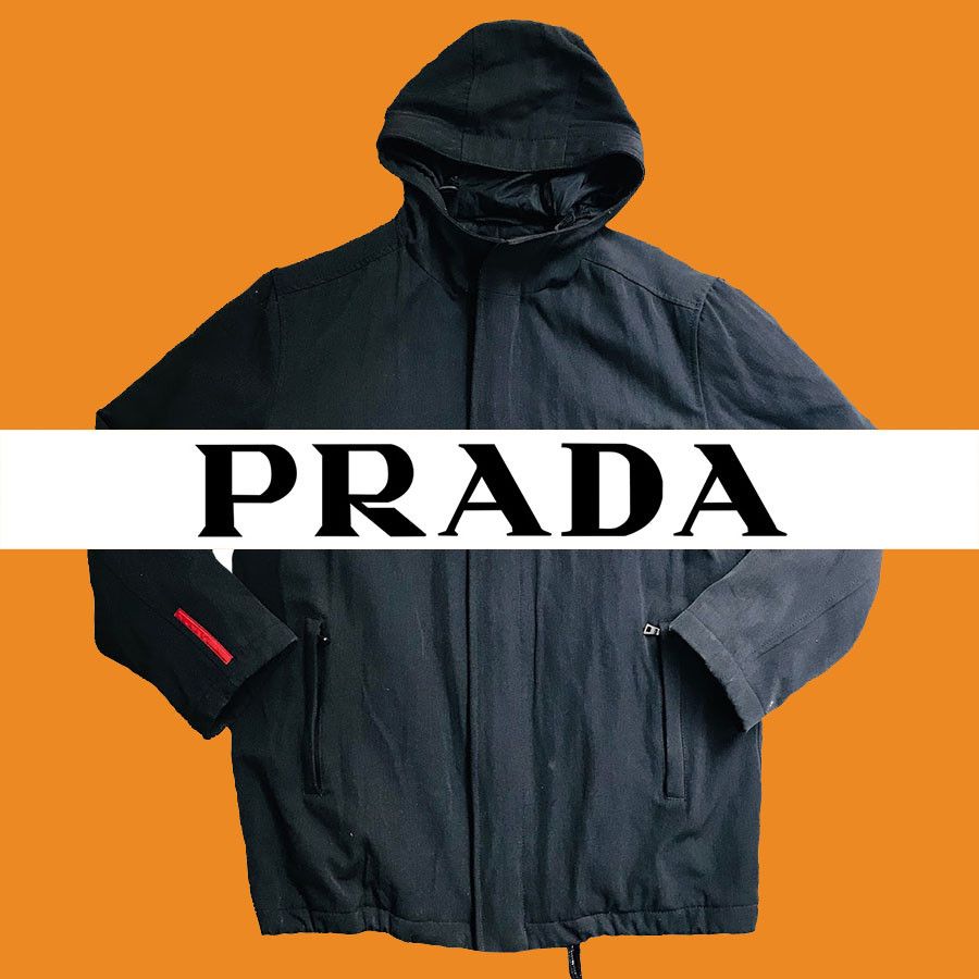image of Prada Winter Jacket in Grey, Men's (Size Medium)