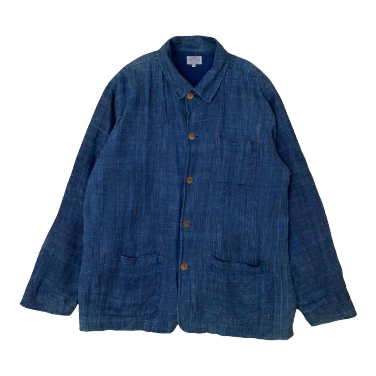 Indigo Gaijin Made Indigo Button Jacket Size US L / EU 52-54 / 3 - 2 Thumbnail