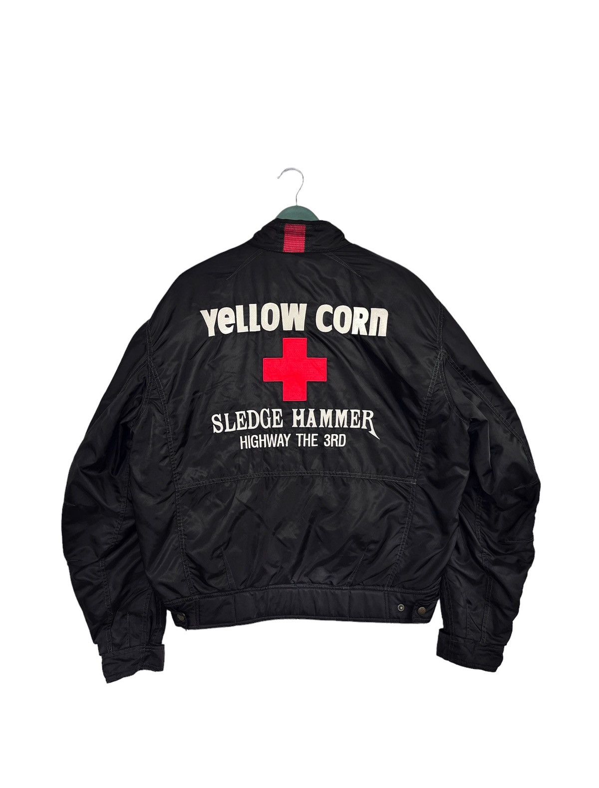 Vintage × YELLOW CORN Vintage Yellow Corn Bomber Jacket Size US XL / EU 56 / 4 - 2 Thumbnail