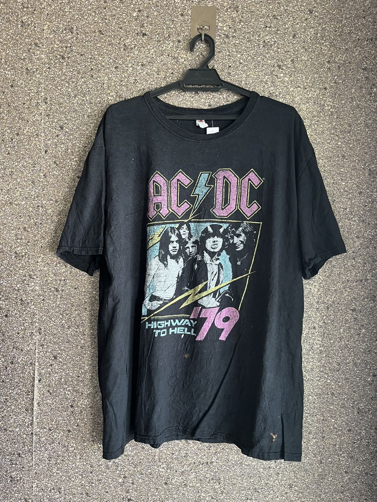 image of Band Tees x Vintage Acdc Ft33 in Black, Men's (Size 2XL)