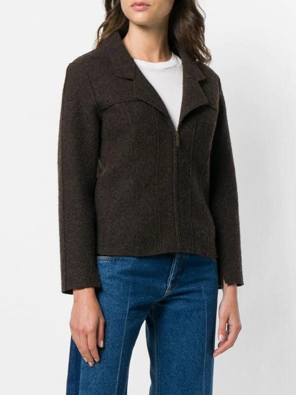 Chanel Vintage 1999 Chanel Identification Wool Jacket Size S / US 4 / IT 40 - 1 Thumbnail
