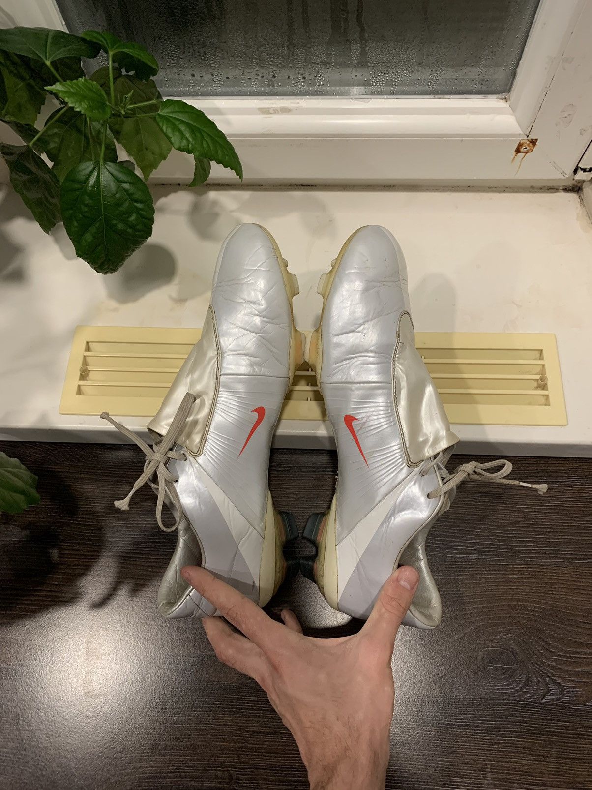 Nike × Vintage Vintage Nike Mercurial Vapor V (5) FG 2009 Grey Size 13us Size US 13 / EU 46 - 3 Thumbnail
