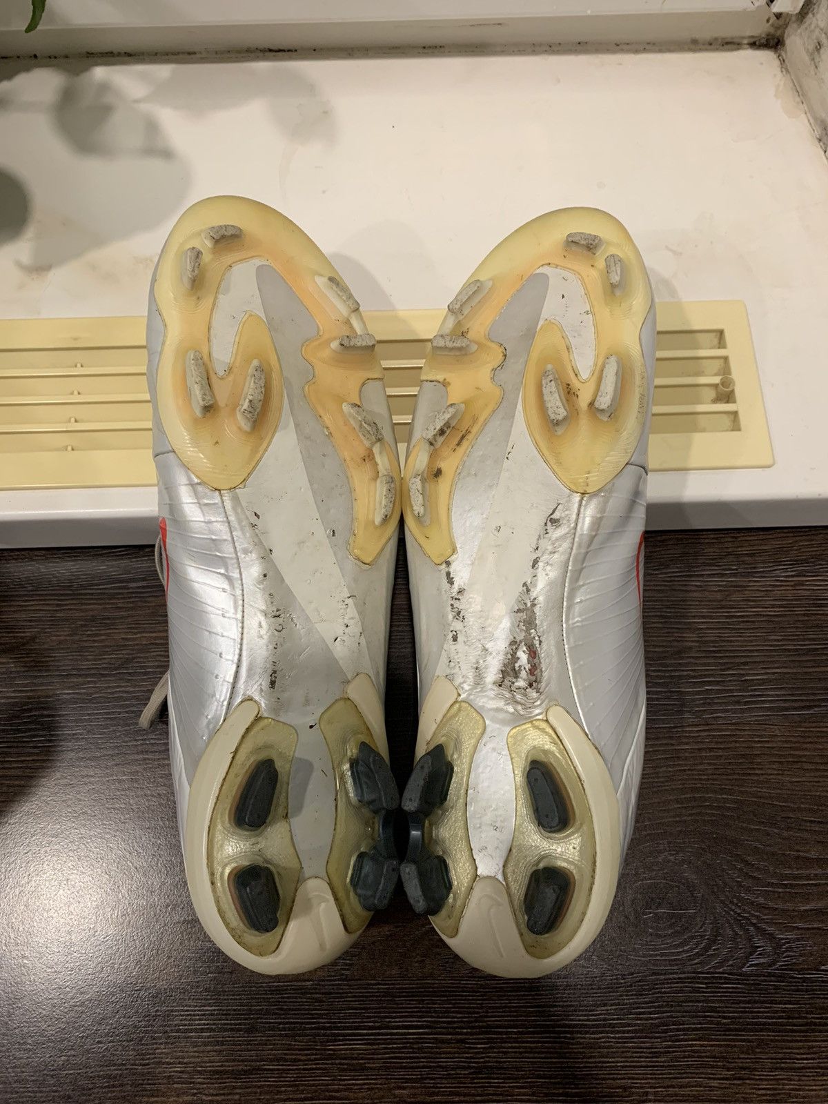 Nike × Vintage Vintage Nike Mercurial Vapor V (5) FG 2009 Grey Size 13us Size US 13 / EU 46 - 6 Thumbnail