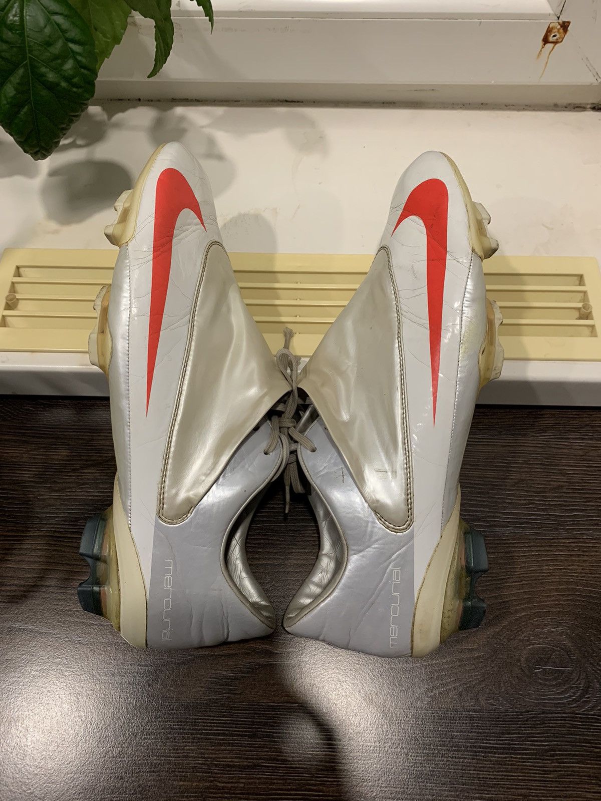 Nike × Vintage Vintage Nike Mercurial Vapor V (5) FG 2009 Grey Size 13us Size US 13 / EU 46 - 2 Thumbnail