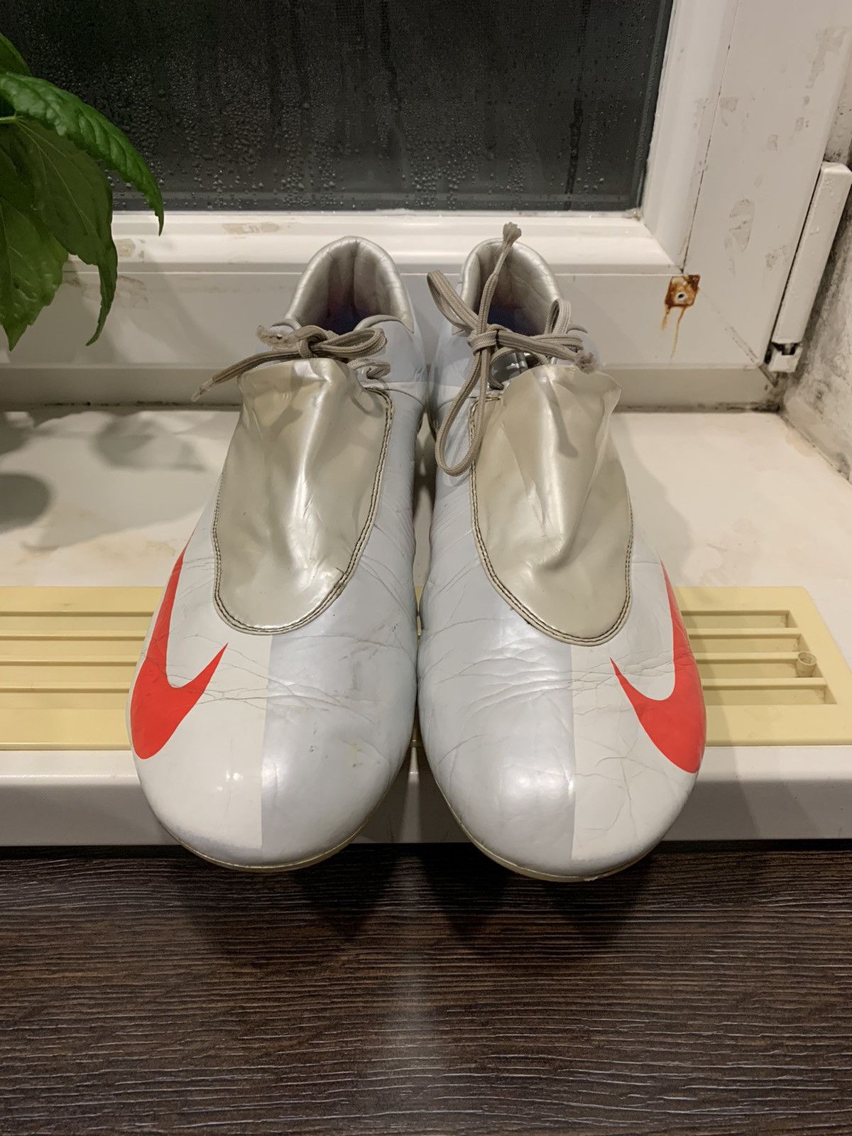 Nike × Vintage Vintage Nike Mercurial Vapor V (5) FG 2009 Grey Size 13us Size US 13 / EU 46 - 4 Thumbnail