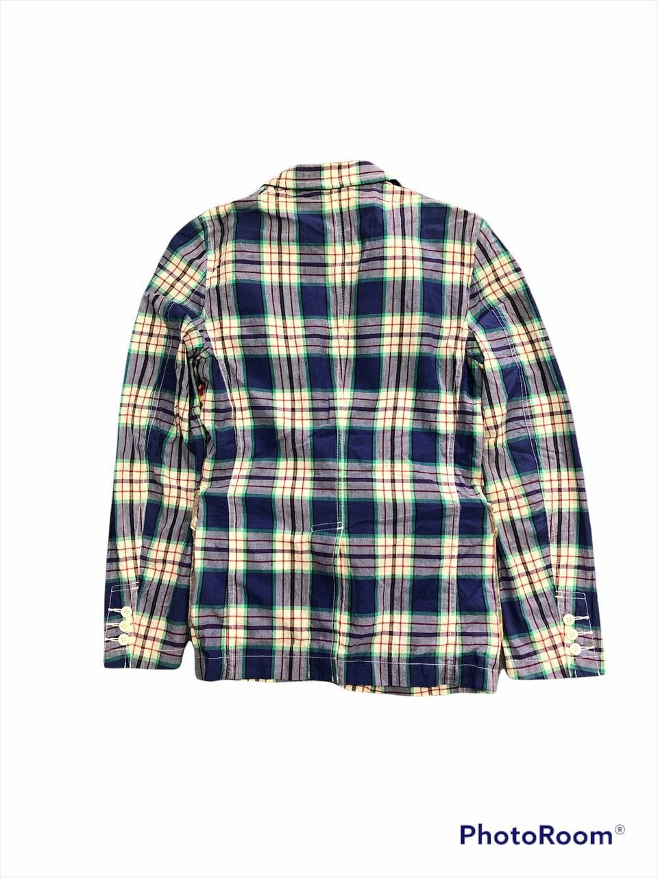 Comme des Garcons 🔥AD 2009 Comme Des Garçons Patchwork Wool/Cotton Jacket Size US XS / EU 42 / 0 - 7 Thumbnail