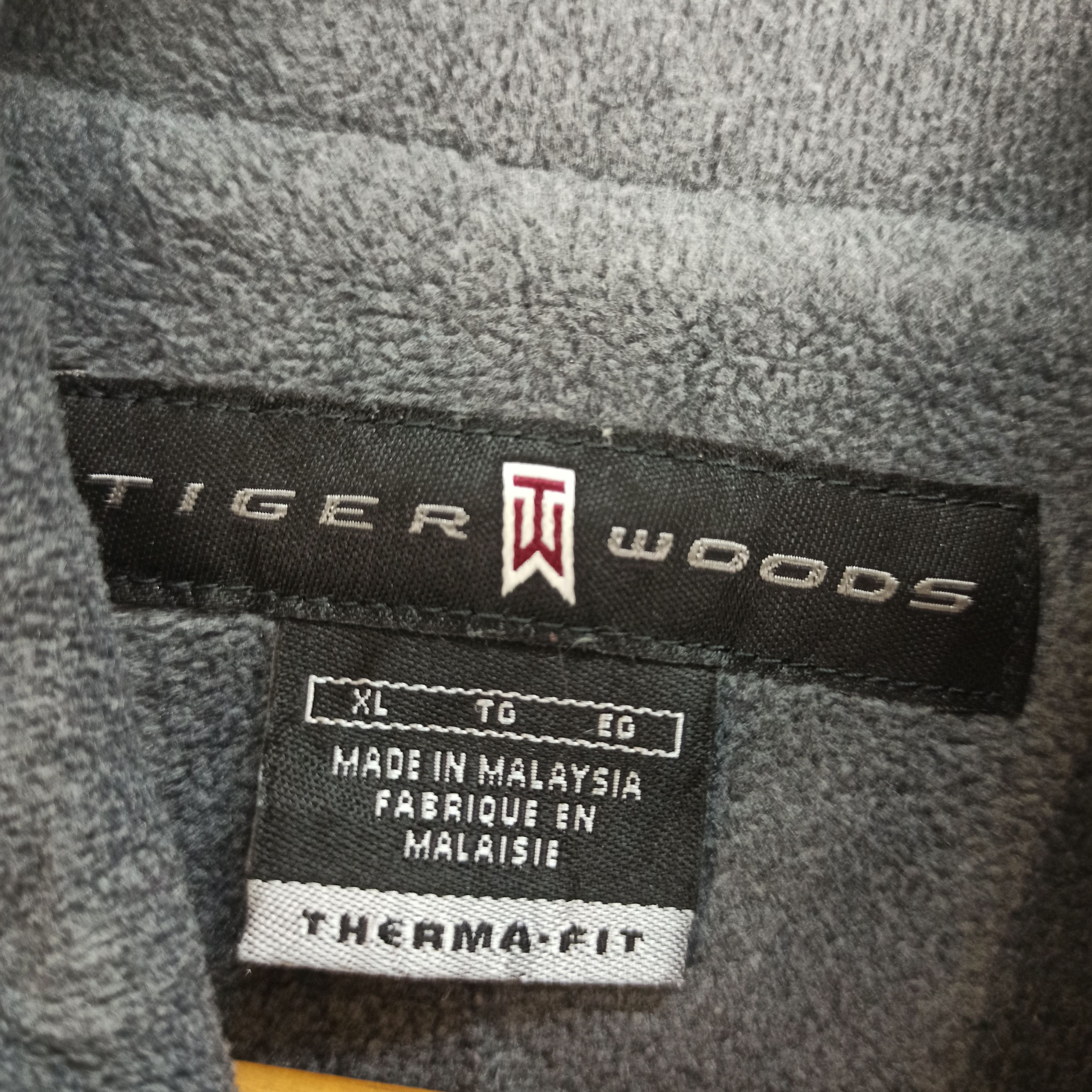 Nike × Tiger Woods Rare🔥 Tiger Woods Nike Golf Fleece Jacket Half Zipper Size US XL / EU 56 / 4 - 7 Thumbnail
