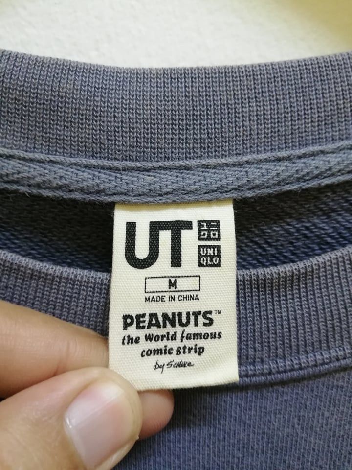 Peanuts Snoopy Peanut x Uniqlo Sweatshirt Medium Nice Design(c28) Size US M / EU 48-50 / 2 - 4 Thumbnail