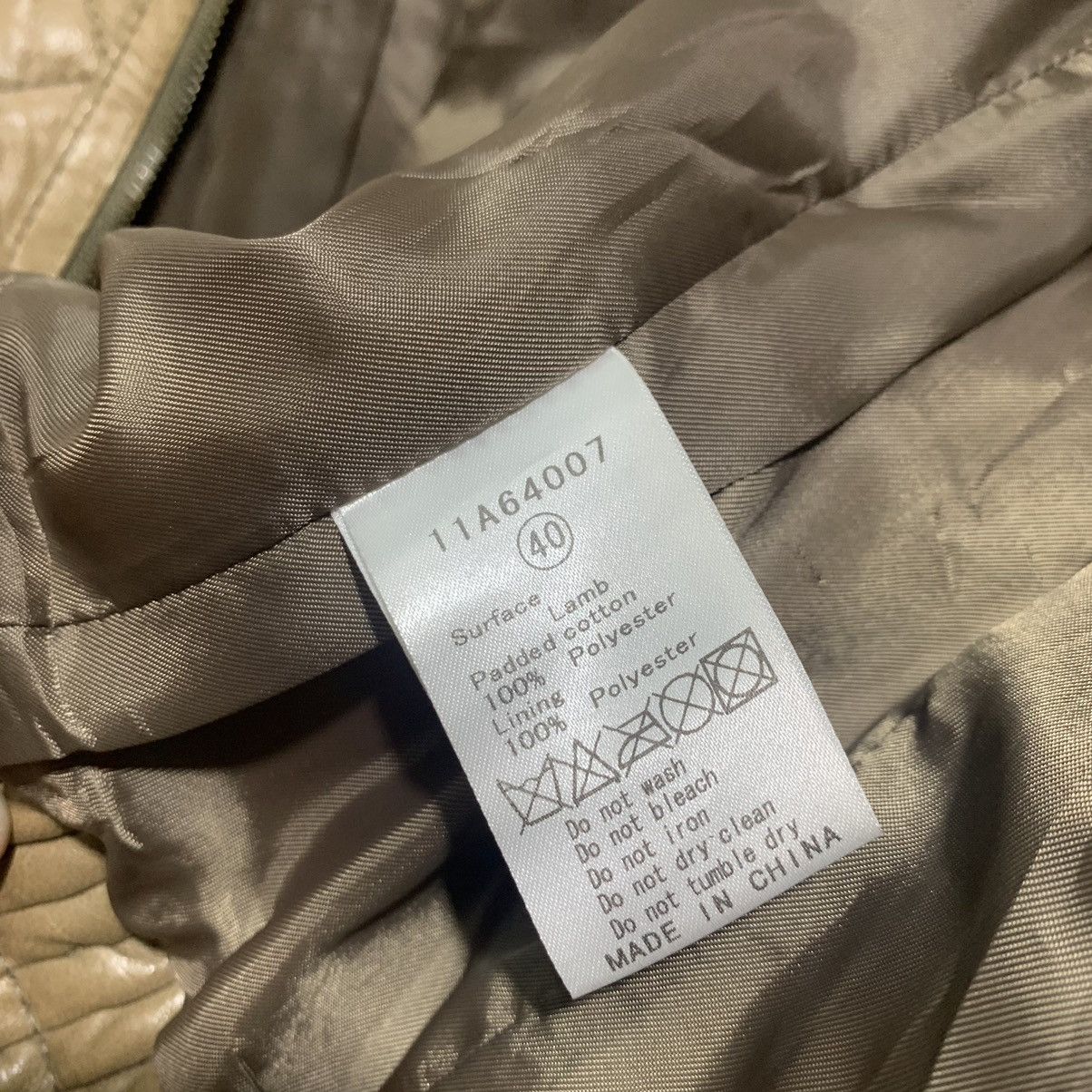 Vintage Enchantement Quilted Lamb Leather Crop Jacket Size XS / US 0-2 / IT 36-38 - 15 Thumbnail