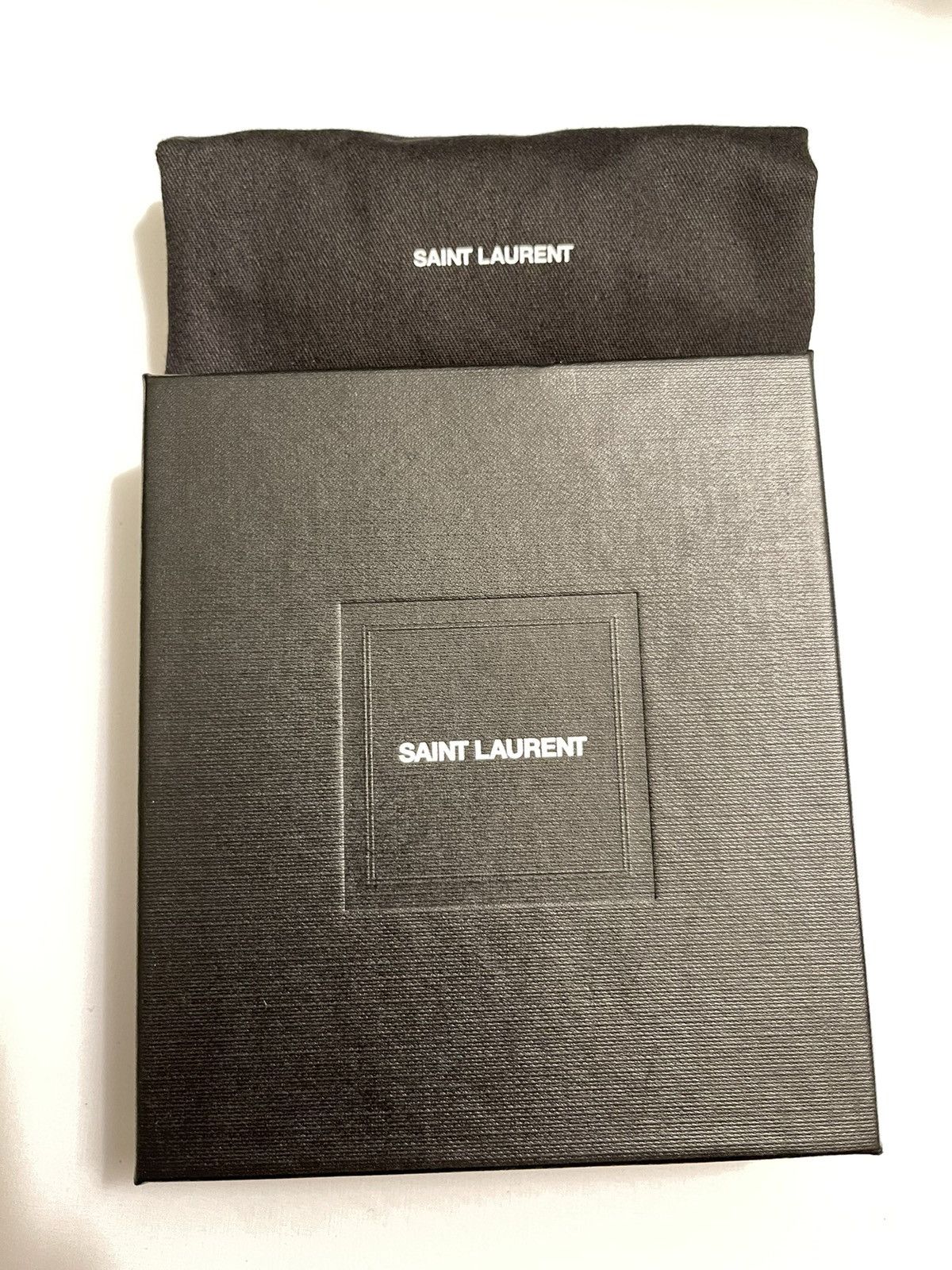 Saint Laurent Paris Saint Laurent Paris YSL Leather Bracelet Size ONE SIZE - 5 Thumbnail