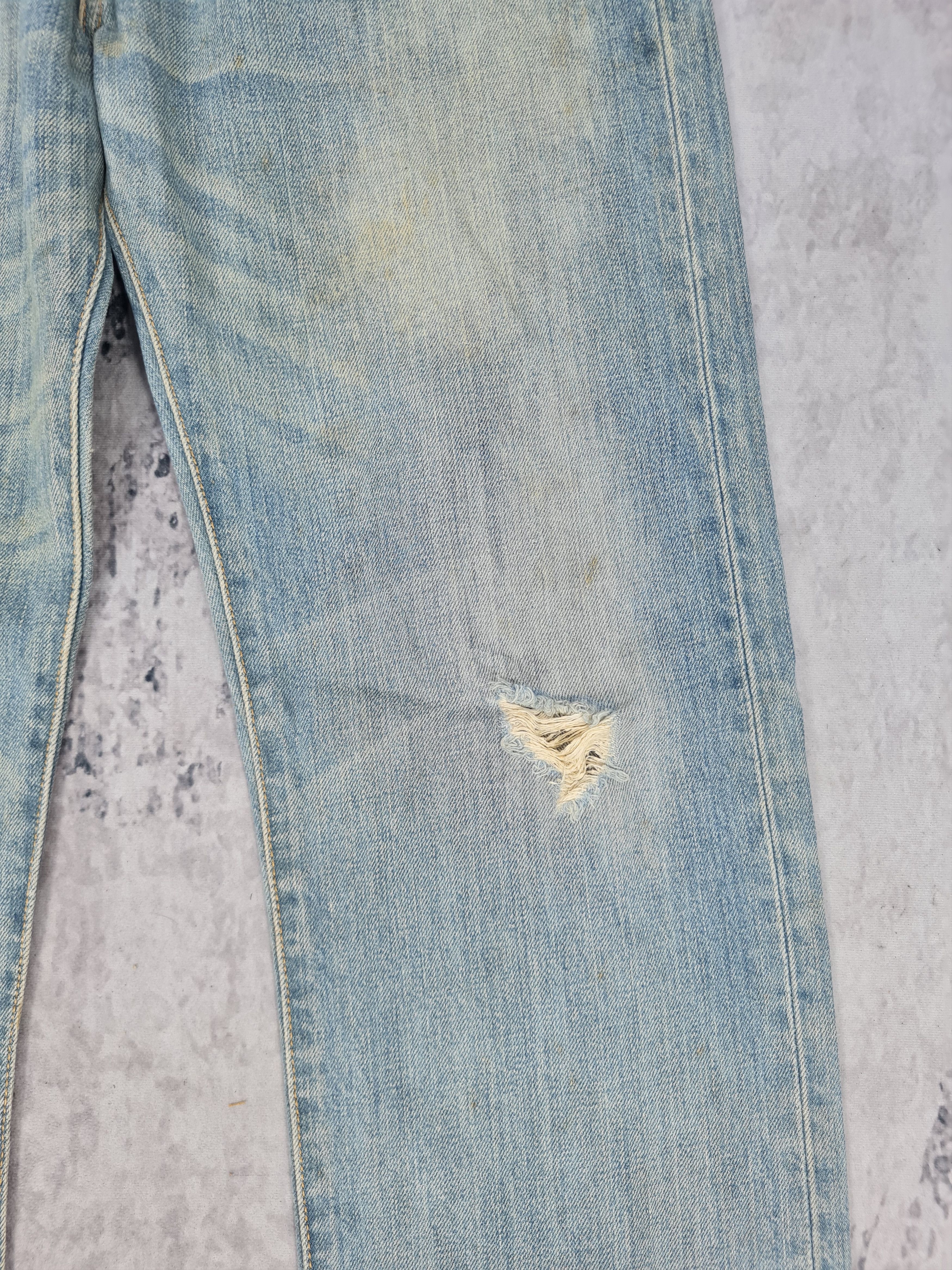 Levi's LEVIS 501 Distressed Faded Blue Jeans L0338 Size 31X32 Size US 31 - 5 Thumbnail