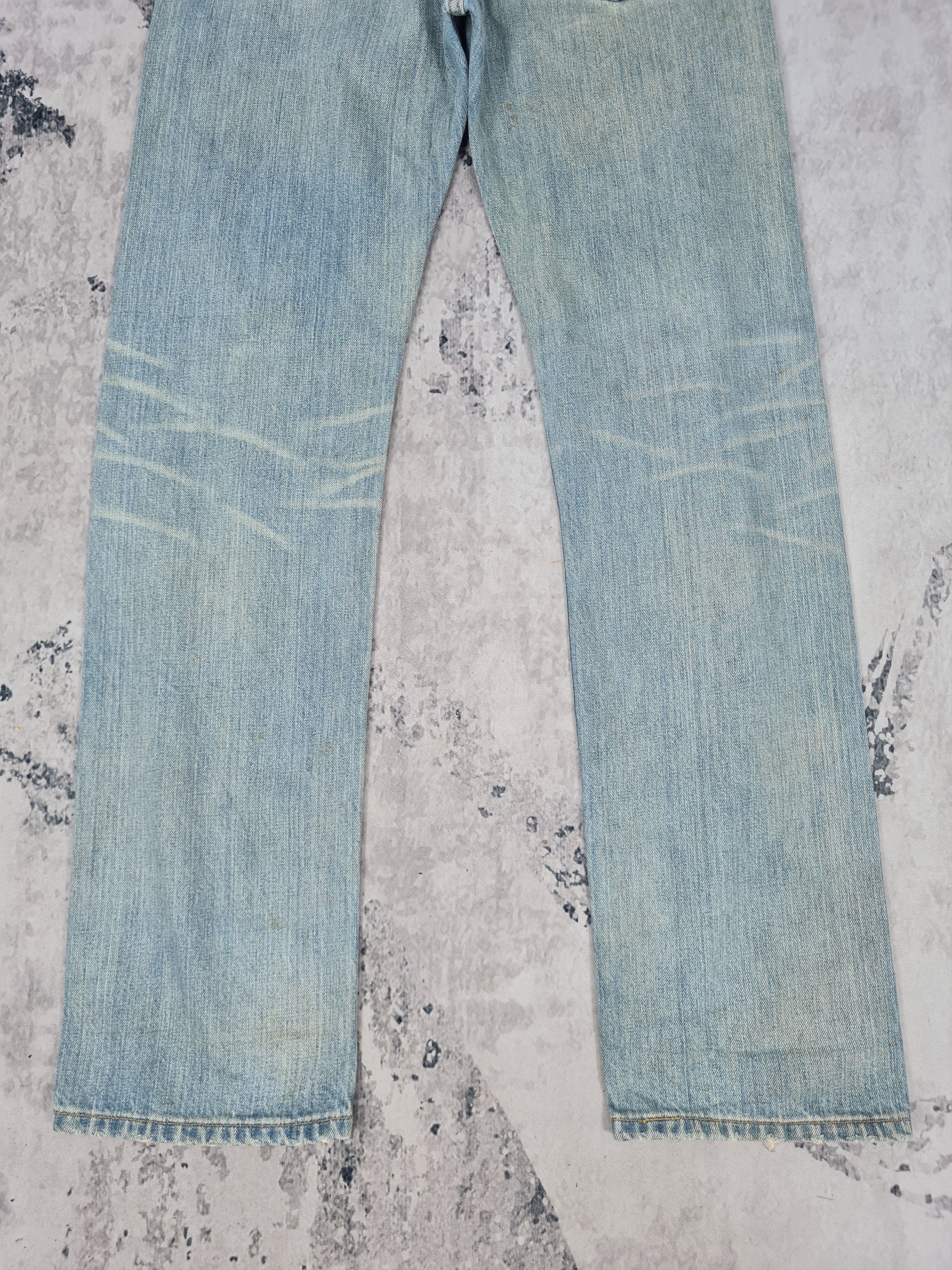 Levi's LEVIS 501 Distressed Faded Blue Jeans L0338 Size 31X32 Size US 31 - 7 Thumbnail