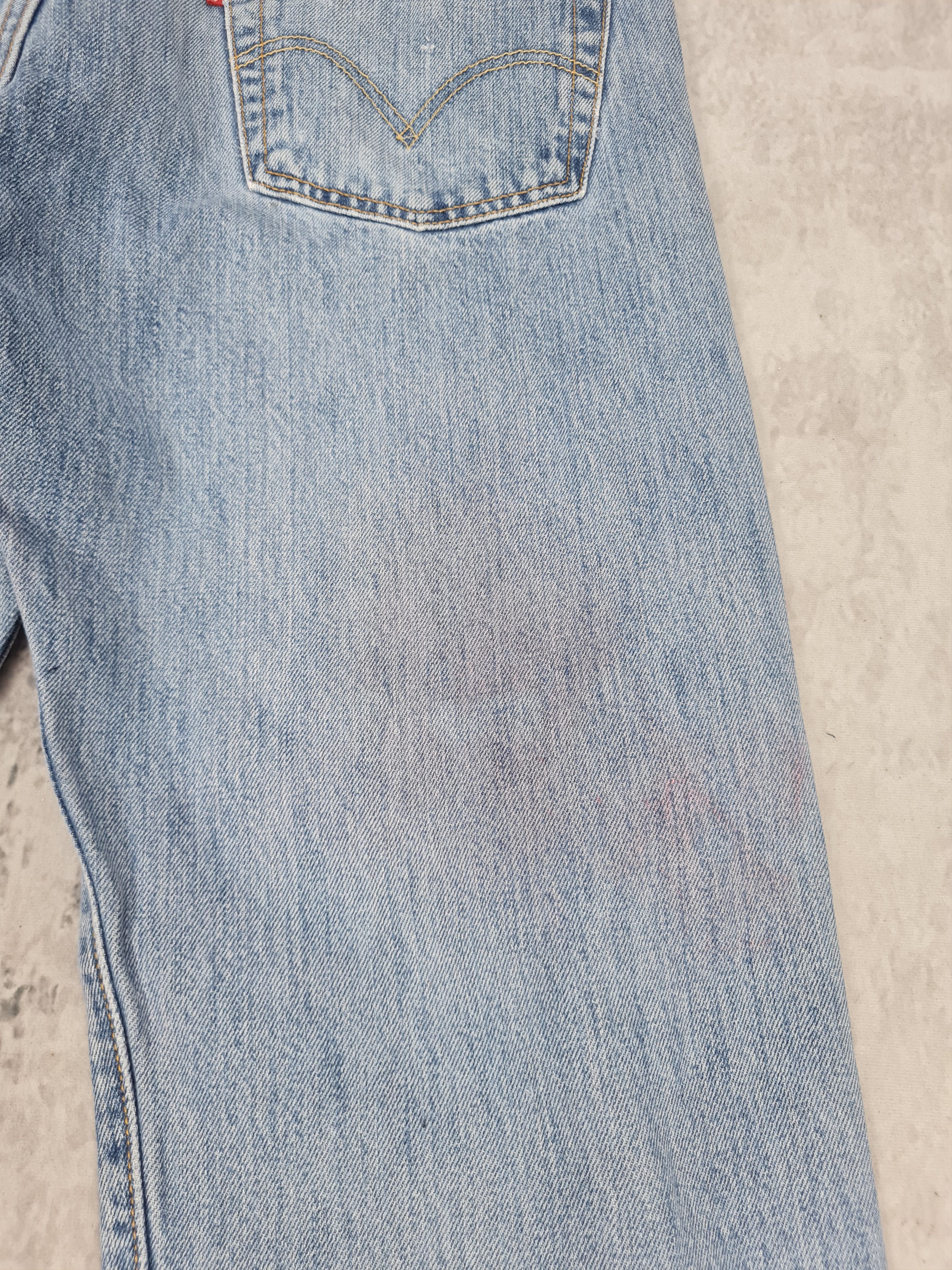Levi's Vintage Clothing Vtg LEVIS 501 Faded Stain Ripped Blue Jeans L0340 Size 35X32 Size US 35 - 10 Thumbnail