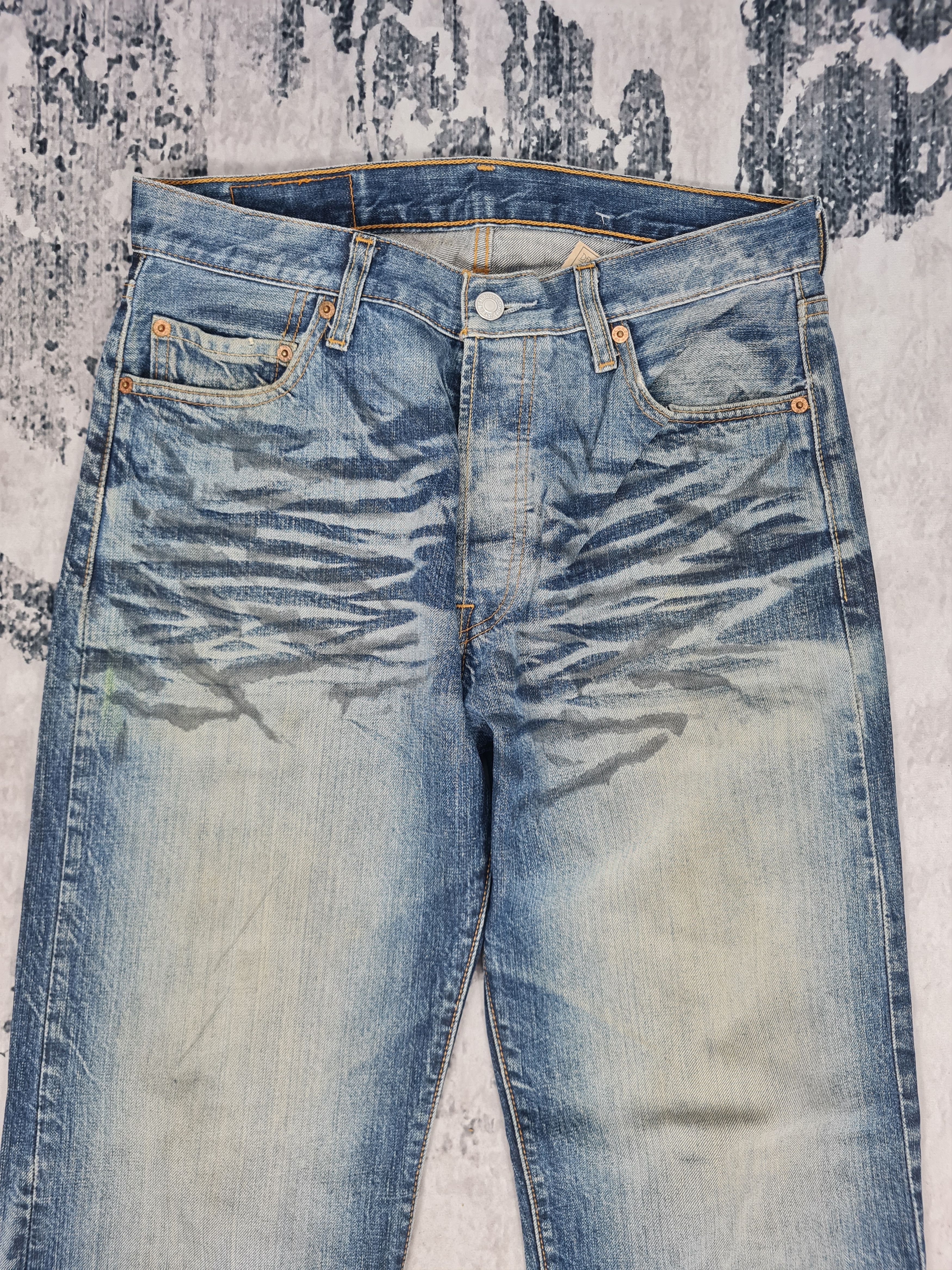 Levi's LEVIS 501 Distressed Stonewash Faded Jeans L0342 Size 31X34 Size US 31 - 4 Thumbnail