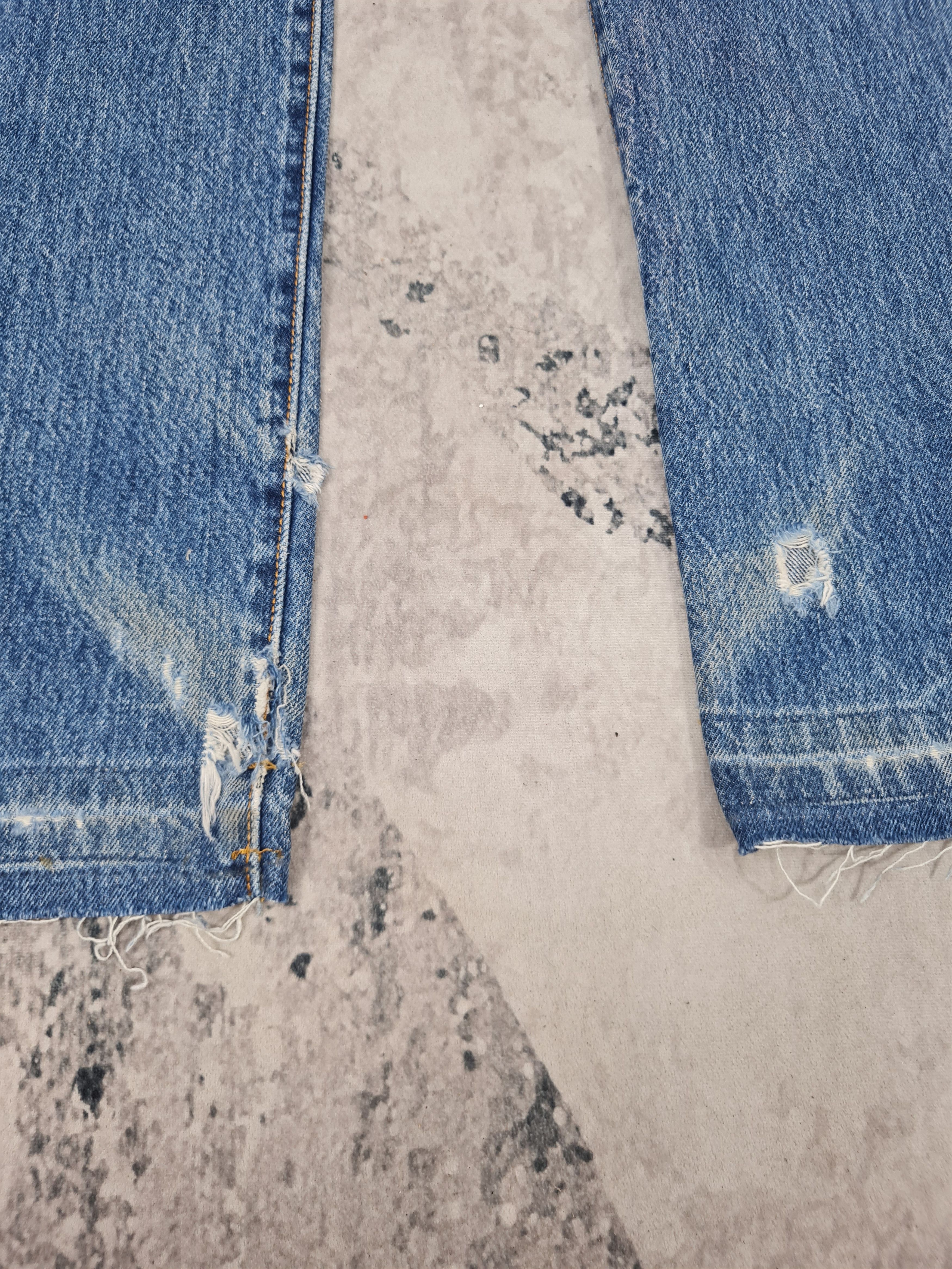 Levi's Vintage Clothing LEVIS 501 Distressed Stain Stonewash Jeans L0345 Size 34X30 Size US 34 / EU 50 - 5 Thumbnail