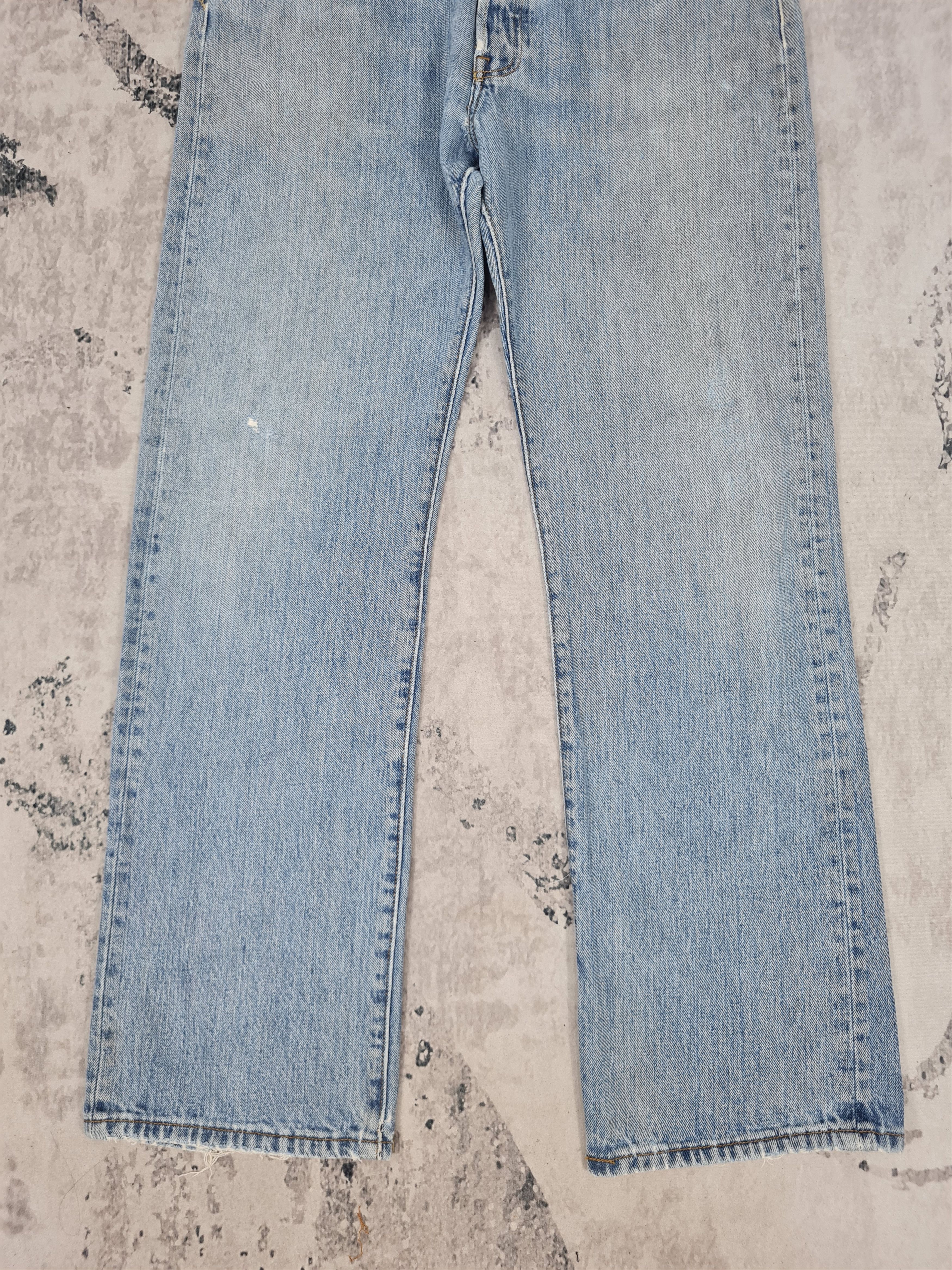 Levi's Vintage Clothing LEVIS 501 Distressed Faded Light Jeans L0347 Size 36X31.5 Size US 36 / EU 52 - 3 Thumbnail