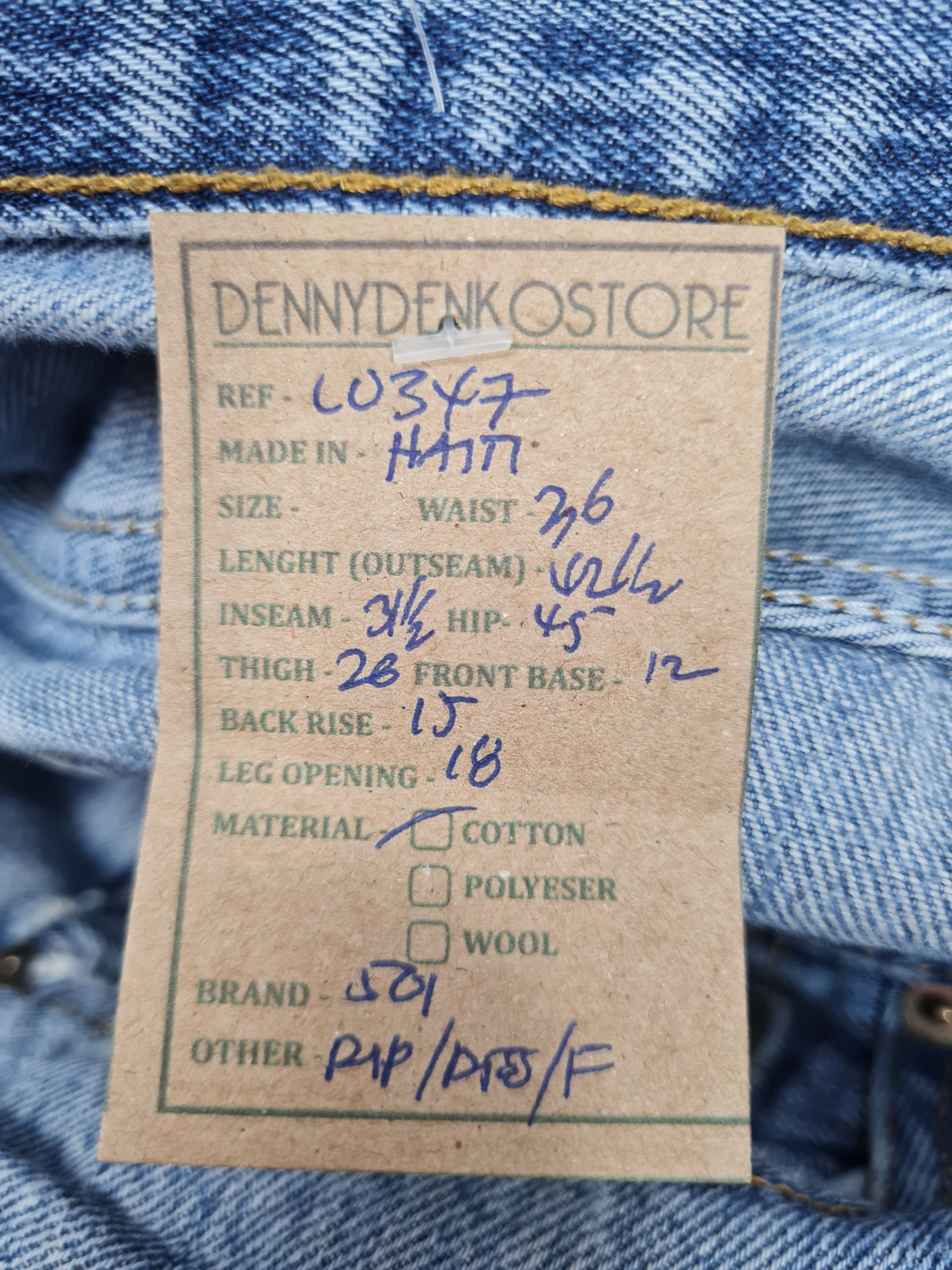 Levi's Vintage Clothing LEVIS 501 Distressed Faded Light Jeans L0347 Size 36X31.5 Size US 36 / EU 52 - 13 Thumbnail