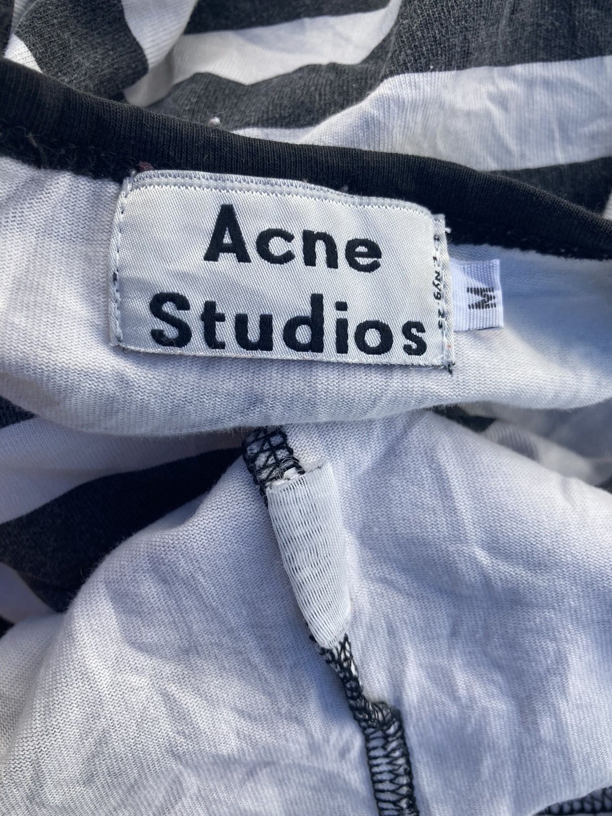 Acne Studios Vintage Acne Studio Long Sleeve Striped Tshirt Size US M / EU 48-50 / 2 - 6 Thumbnail