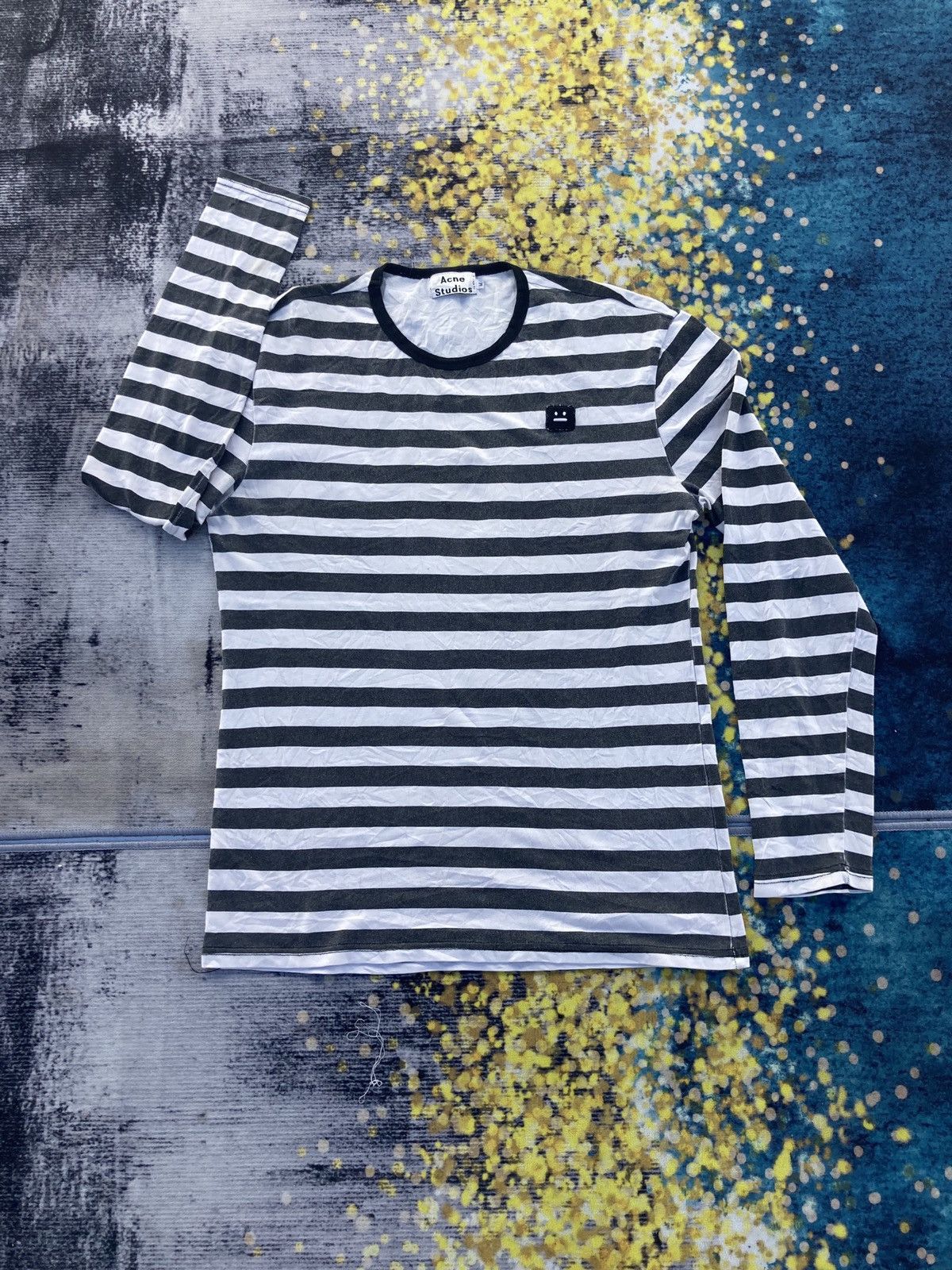 Acne Studios Vintage Acne Studio Long Sleeve Striped Tshirt Size US M / EU 48-50 / 2 - 1 Thumbnail