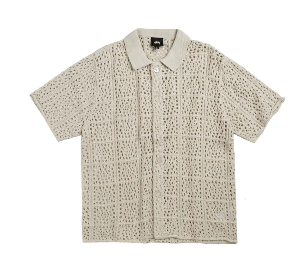 Stussy Stussy Crochet Shirt NEW Grailed