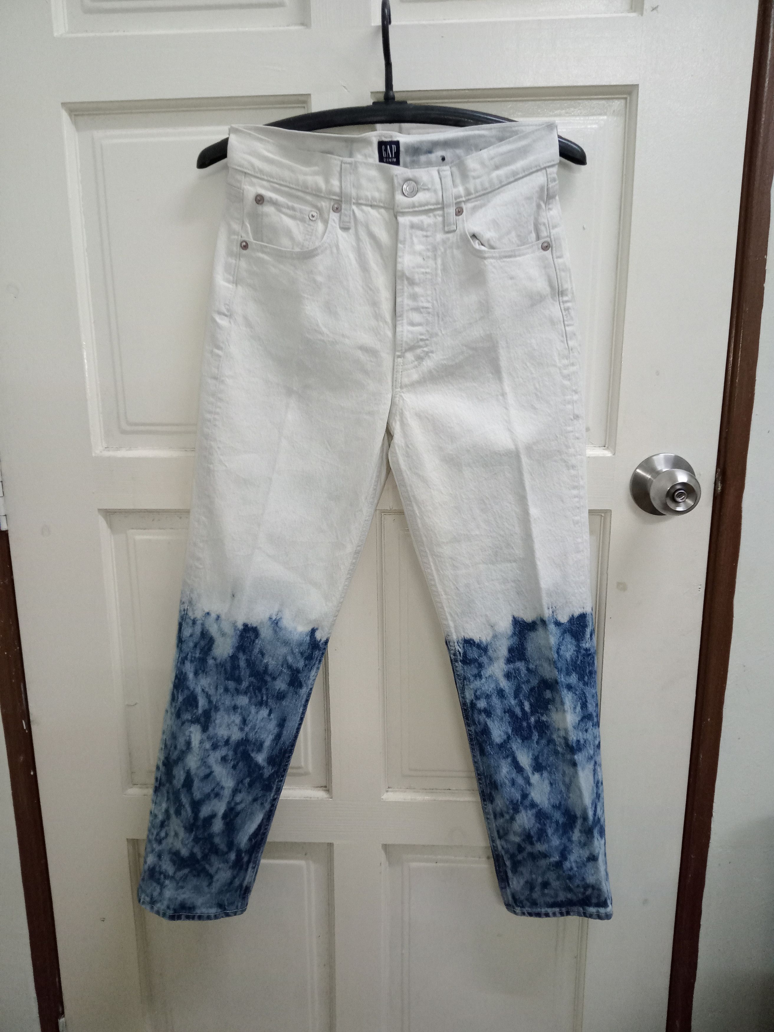 image of Avant Garde x Gap Bleach Jeans in Brown, Men's (Size 27)