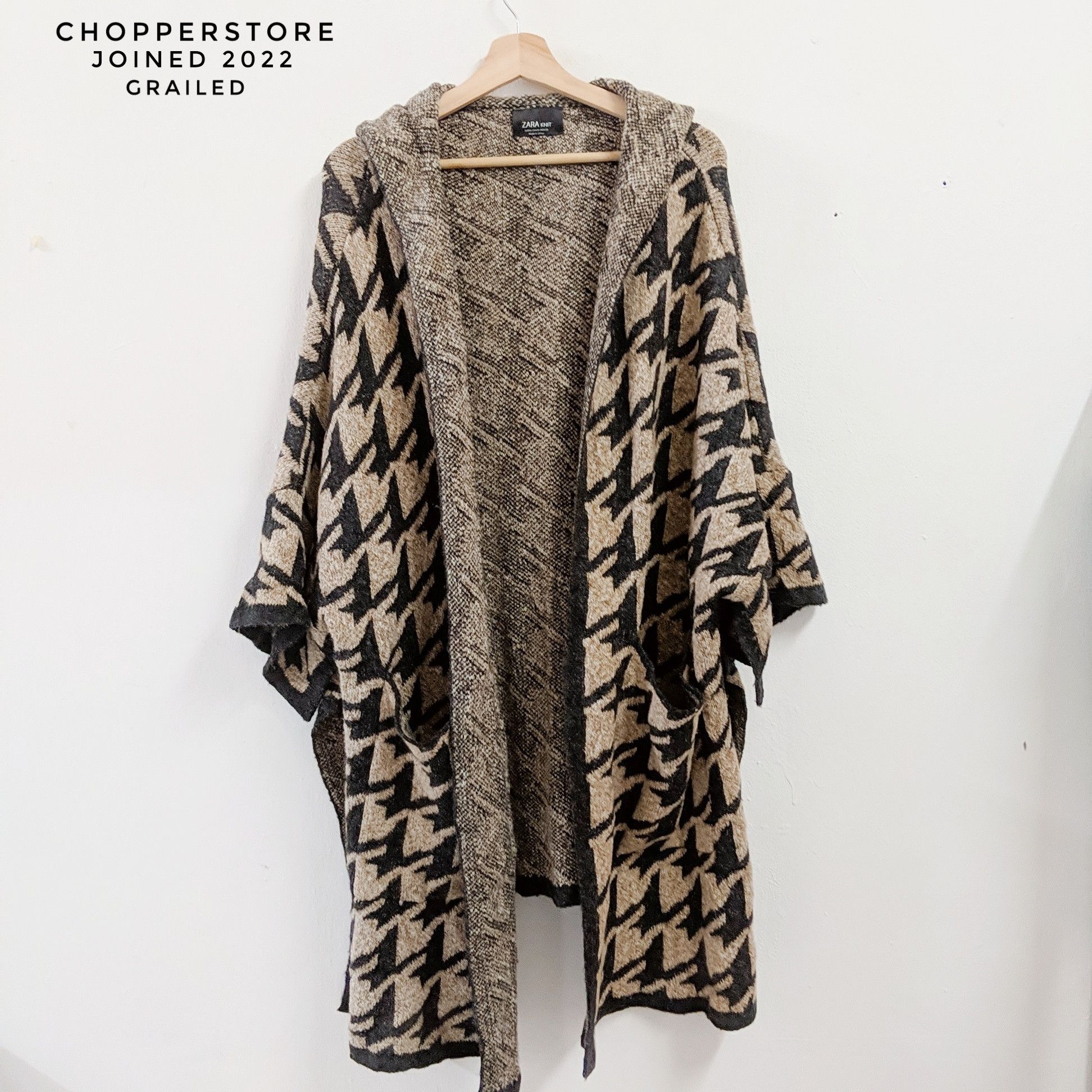 Japanese Brand Vintage Cardigan Zara Knit Knitwear Sweater Hoodie Size 3XL / US 20-22 - 1 Thumbnail