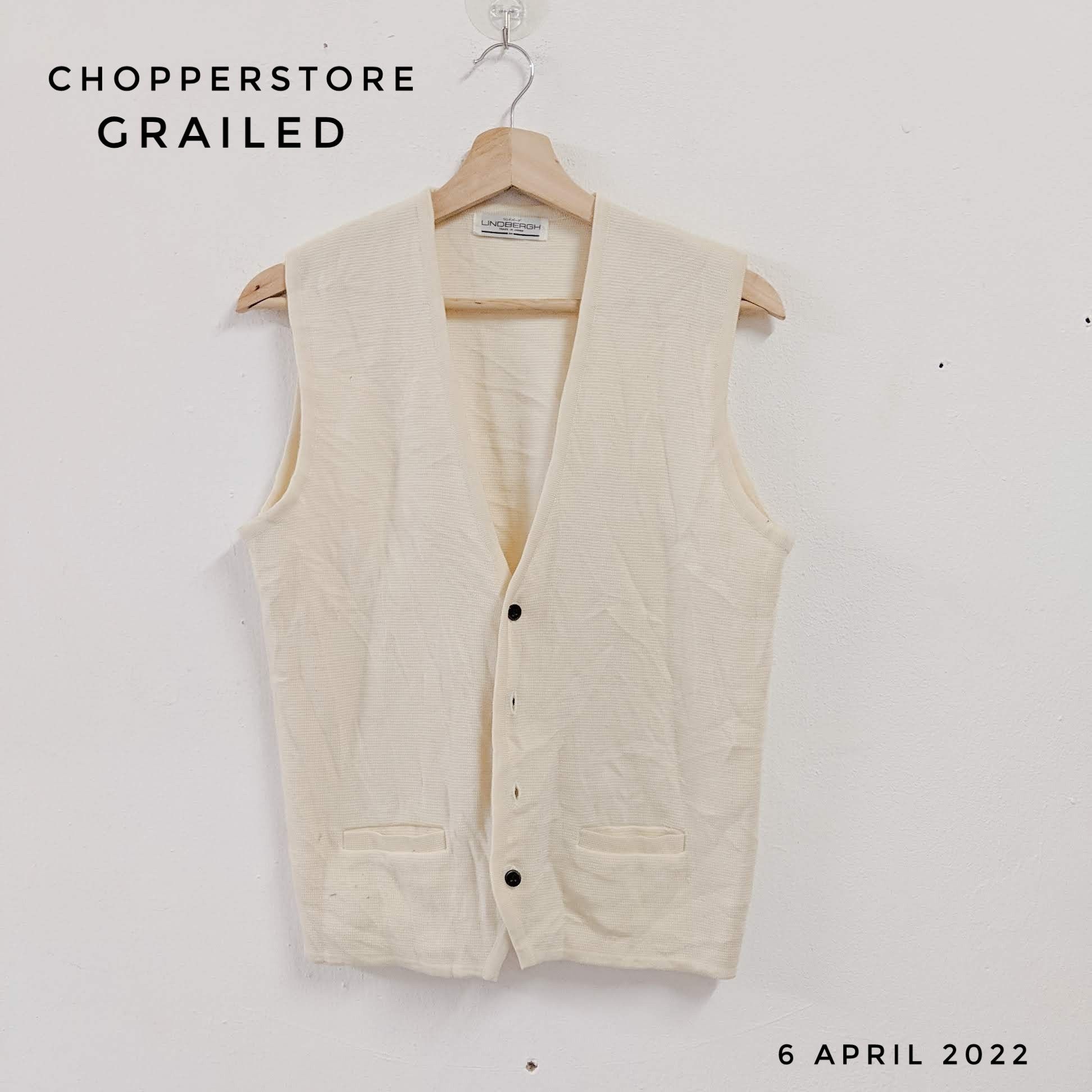 Japanese Brand Vintage LINDBERGH Japan Cardigan Sleeveless Knitwear Size US S / EU 44-46 / 1 - 1 Thumbnail