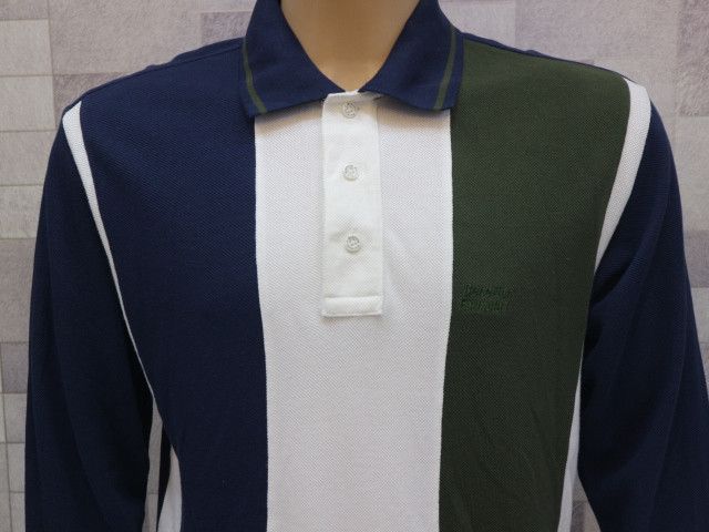 Benetton 90’s BENETTON F1 TriColor Vertical Striped LongSleeve Shirt Size US S / EU 44-46 / 1 - 3 Thumbnail