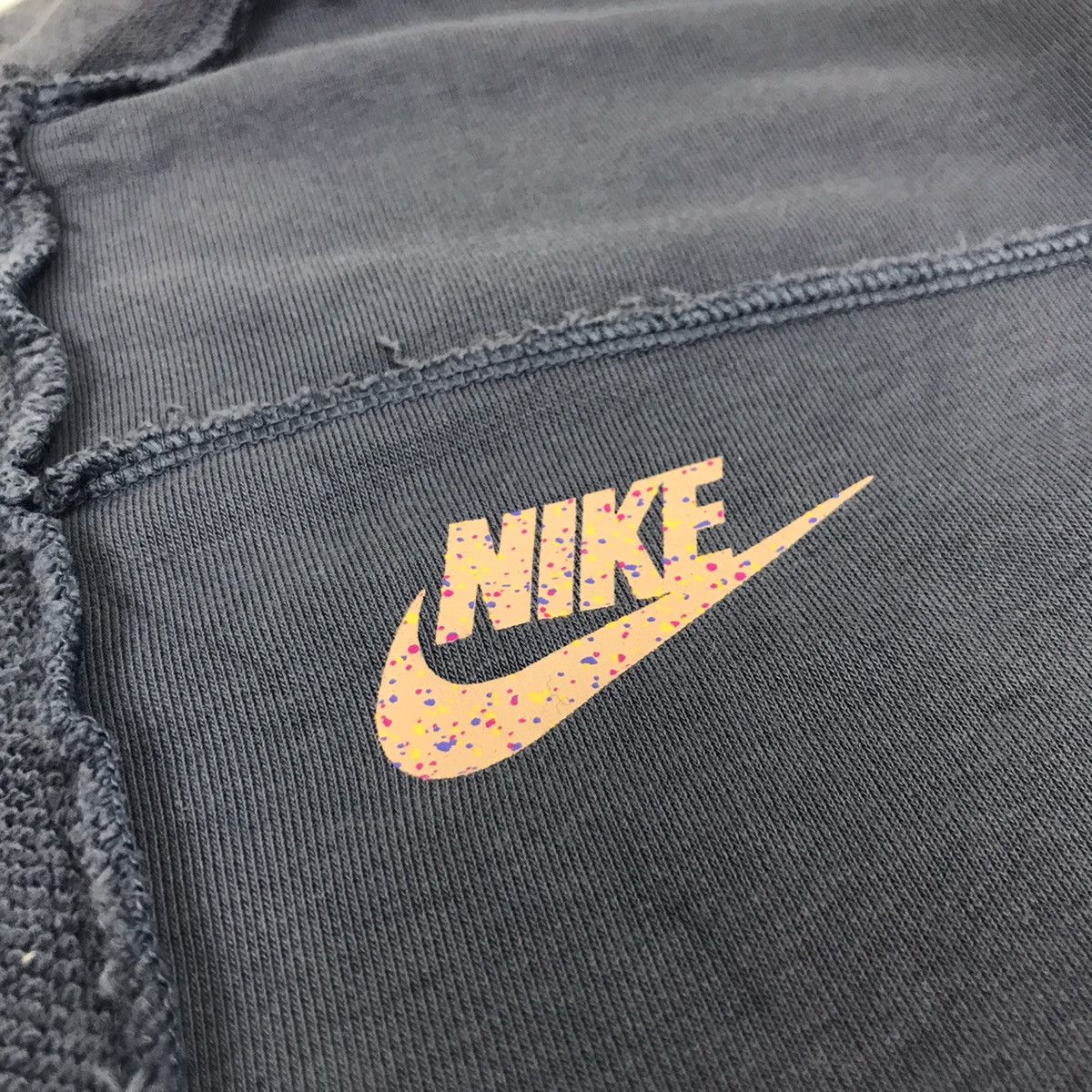 Nike × Vintage Rare NIKE patchwork Rework Small Swoosh Sweatshirt Size US M / EU 48-50 / 2 - 5 Thumbnail